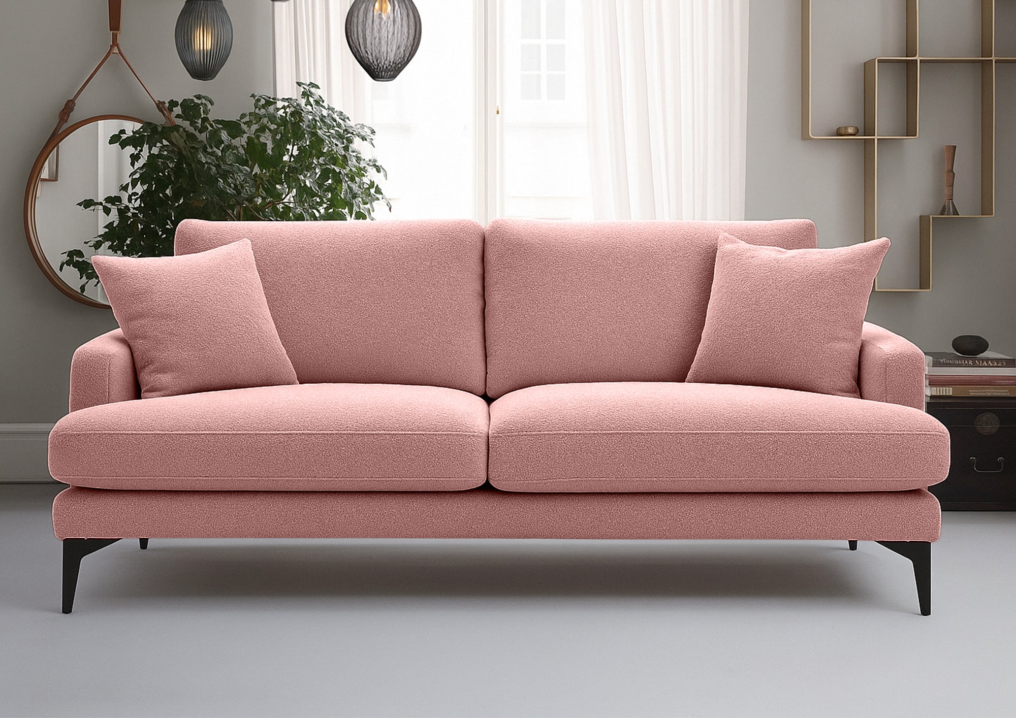 Canapea Fixă AZURRO, 2 locuri, 175x90x85 cm - Prestigehome.ro - Canapea - Prestige #color_Roz-Mystery