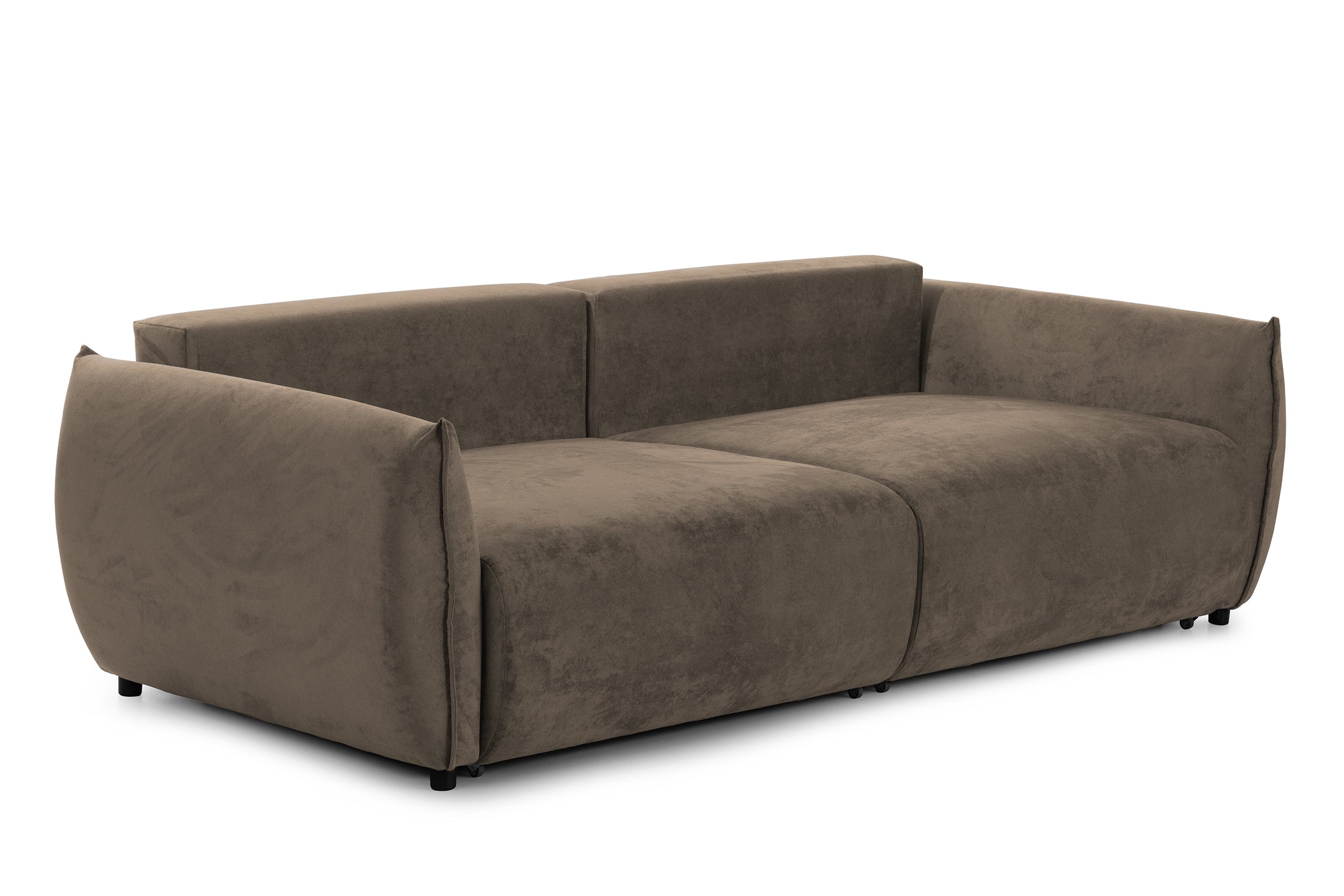 Canapea Extensibilă 3 locuri OSAKA, cu ladă depozitare, 238x110x90 cm #color_Cafe-Havana