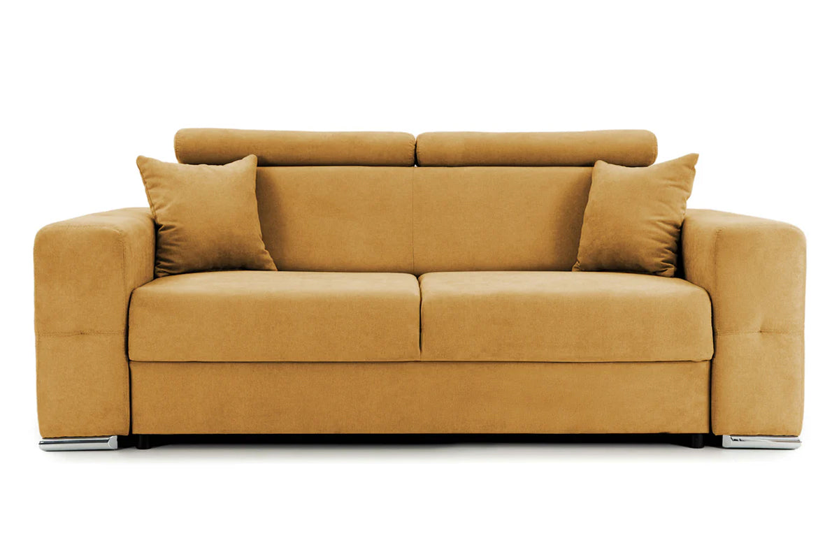 Canapea Fixă 2 locuri BELLAGIO, cu tetiere reglabile, 205x100x100 cm #color_Mango-Enjoy