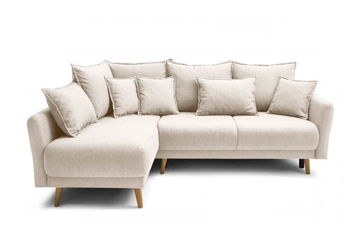 Colțar Extensibil JULIET, cu ladă de depozitare, variante stânga/dreapta, 240x166x95 cm - Prestigehome.ro - Canapea - Prestige #color_Crem-Loft