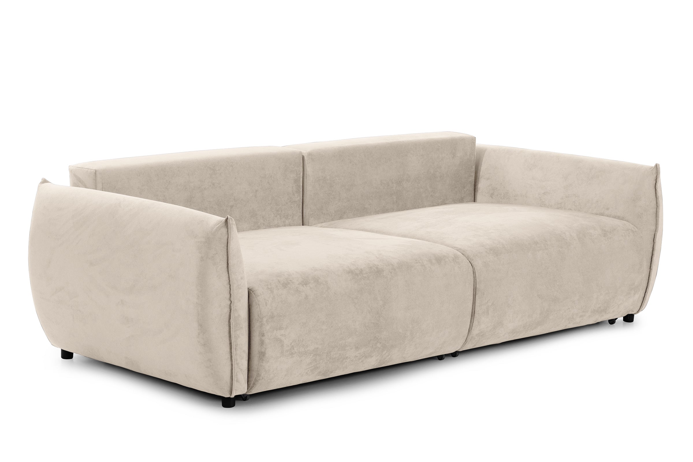 Canapea Extensibilă 3 locuri OSAKA, cu ladă depozitare, 238x110x90 cm #color_Bej-Havana