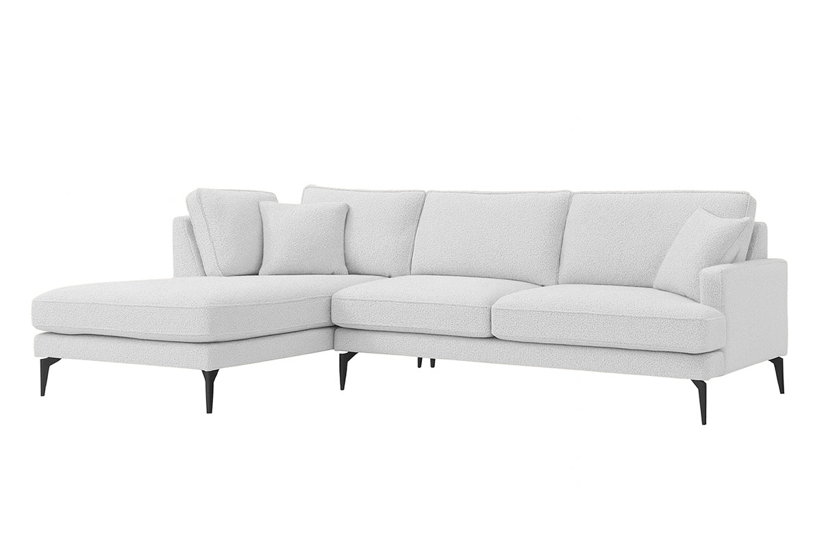 Colțar Fix AZURRO, cu ladă de depozitare, 280x90/180x85 cm - Prestigehome.ro - Colțar - Prestige #color_Gri-Argintiu-Mystery