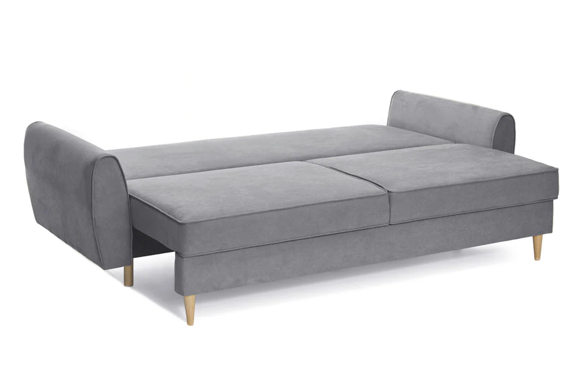 Canapea Extensibila 3 locuri Riga, cu lada de depozitare, 223x150x95 cm - Prestigehome.ro - Canapea - Prestige - #color_gri-enjoy