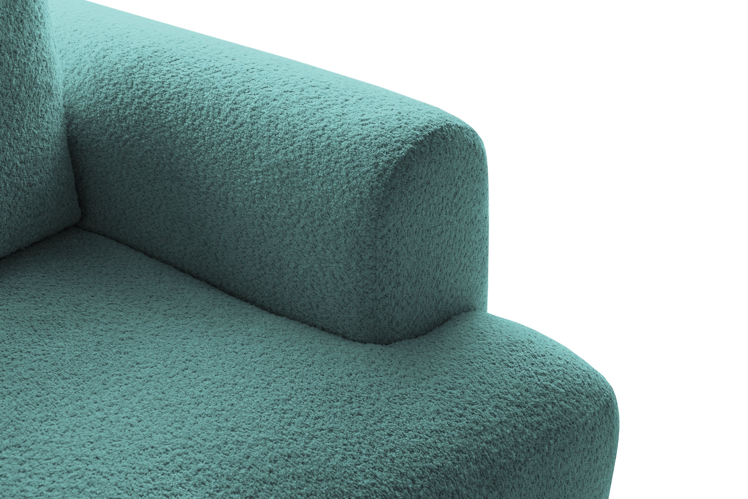 Canapea Extensibilă 3 locuri NOA, cu ladă depozitare, 244x108x80 cm, #color_Albastru-Anthology