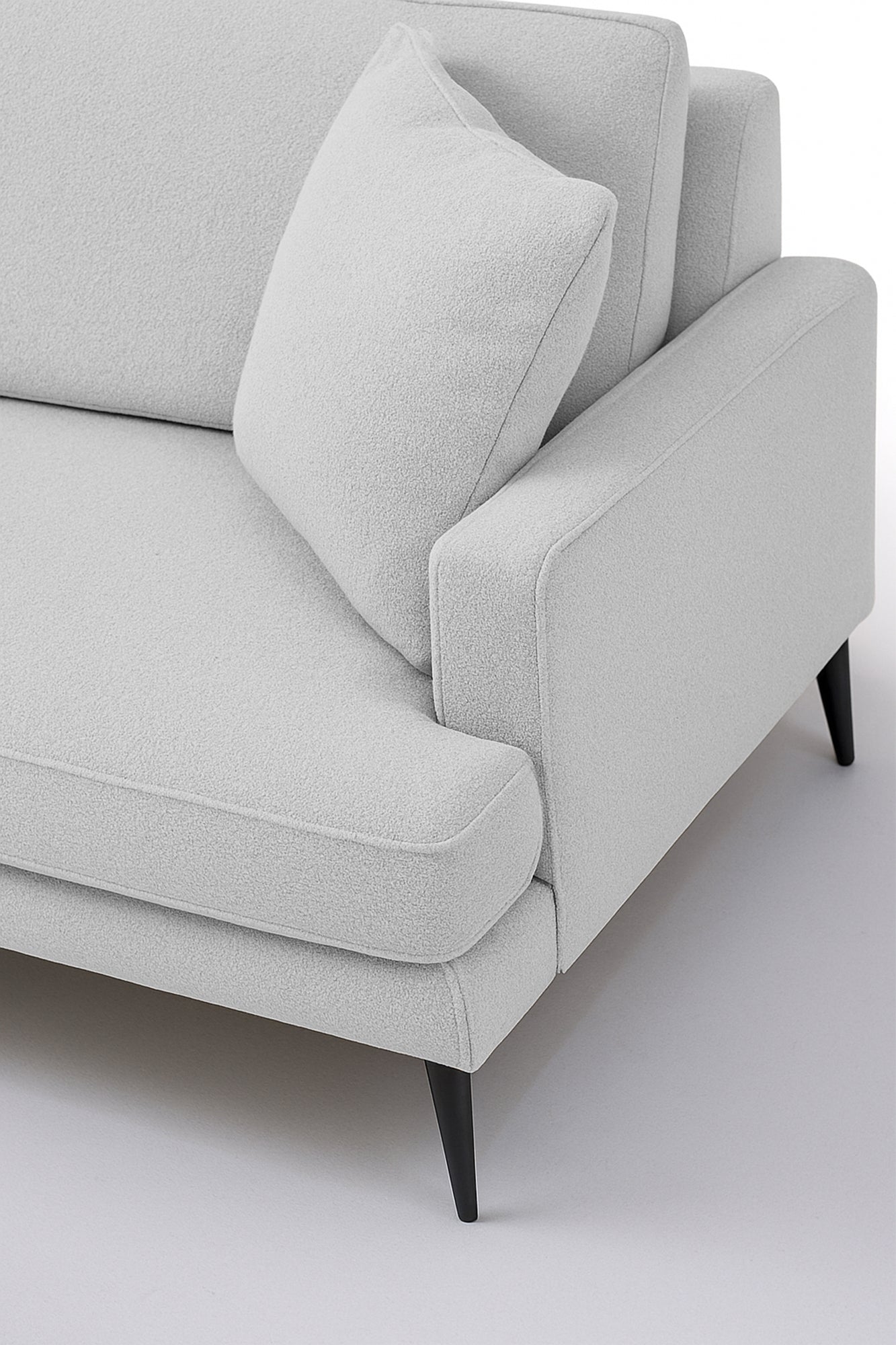 Colțar Fix AZURRO, cu ladă de depozitare, 280x90/180x85 cm - Prestigehome.ro - Colțar - Prestige #color_Gri-Argintiu-Mystery