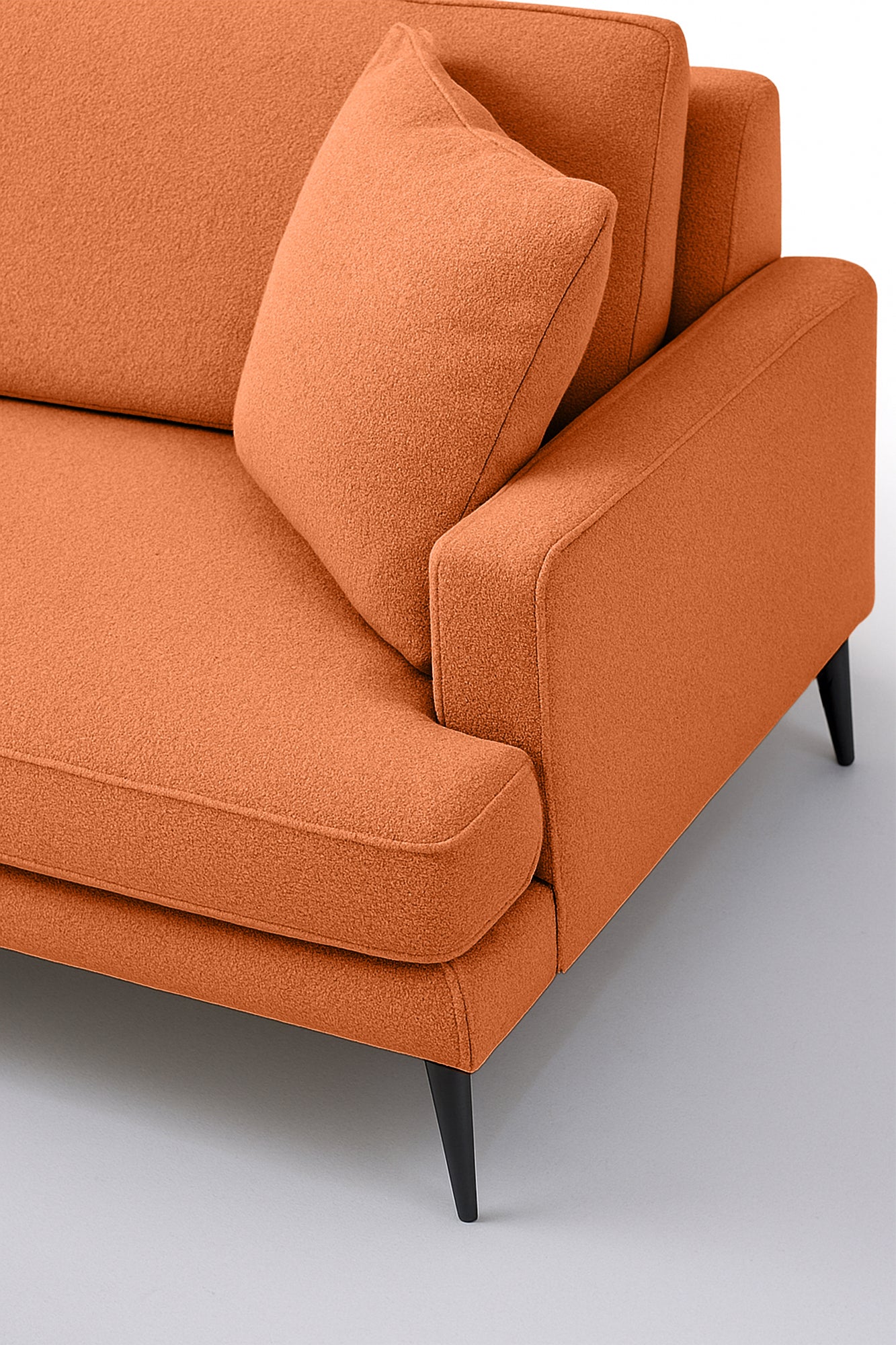 Colțar Fix AZURRO, cu ladă de depozitare, 280x90/180x85 cm - Prestigehome.ro - Colțar - Prestige #color_Portocaliu-Mystery