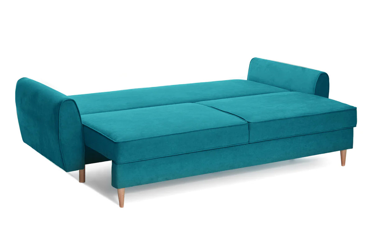 Canapea Extensibila 3 locuri Riga, cu lada de depozitare, 223x150x95 cm - Prestigehome.ro - Canapea - Prestige - #color_turcoaz-enjoy