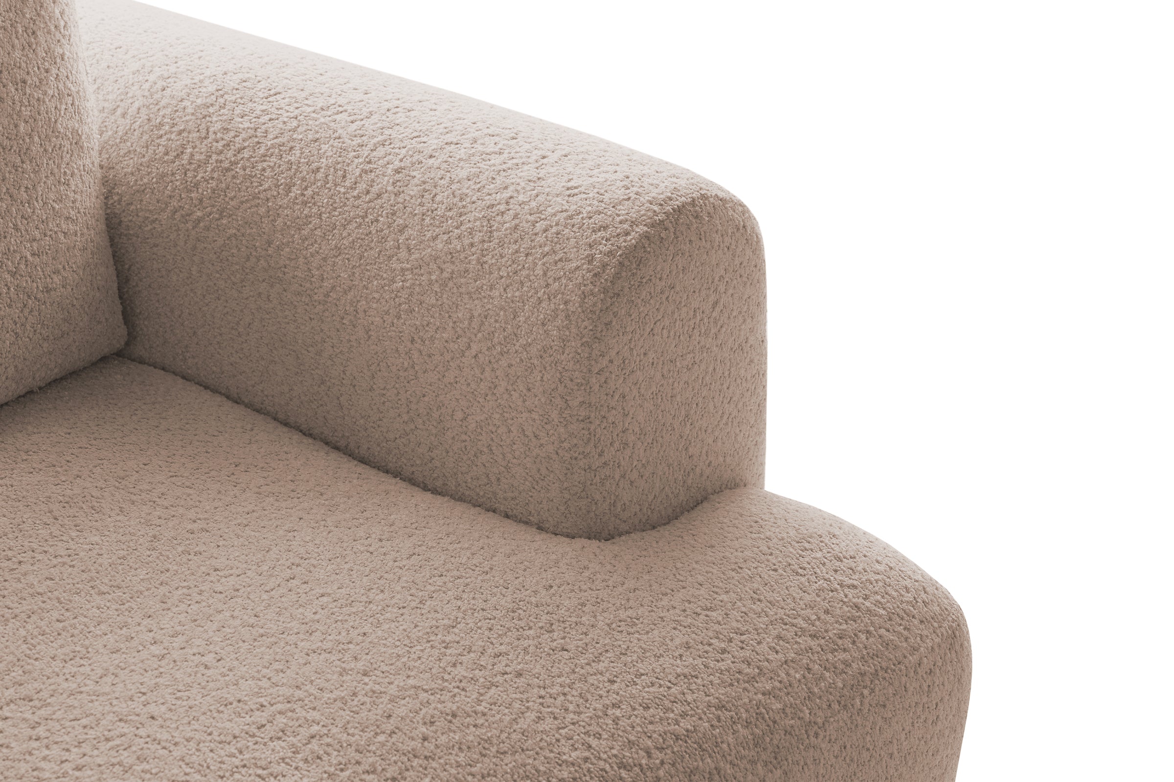 Canapea Extensibilă 3 locuri NOA, cu ladă depozitare, 244x108x80 cm, #color_Bej-Anthology