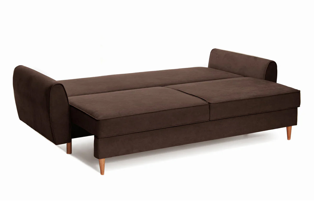 Canapea Extensibila 3 locuri Riga, cu lada de depozitare, 223x150x95 cm - Prestigehome.ro - Canapea - Prestige - #color_maro-enjoy