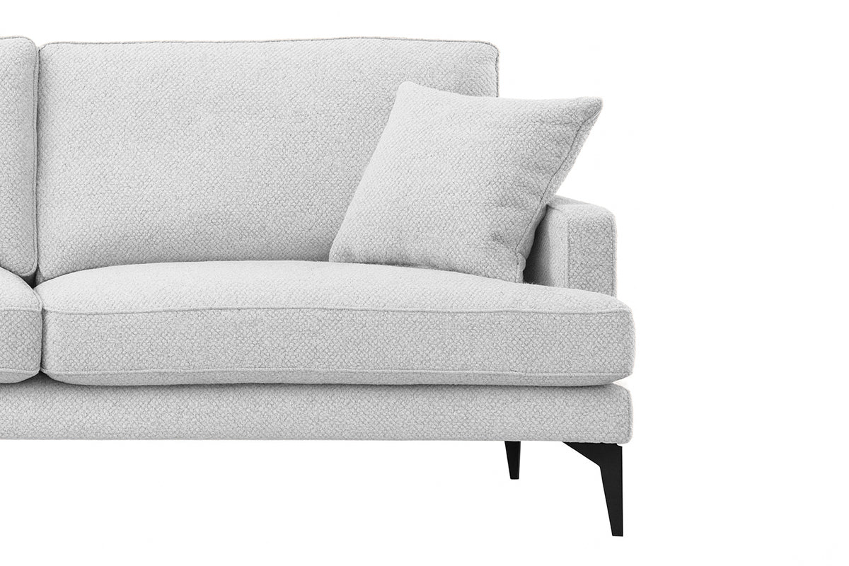 Colțar Fix AZURRO, cu ladă de depozitare, 280x90/180x85 cm - Prestigehome.ro - Colțar - Prestige #color_Gri-Argintiu-Mystery