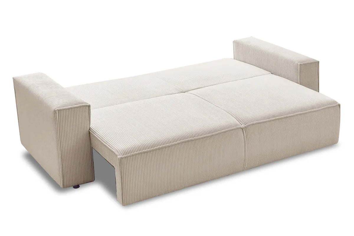 Canapea Extensibila 3 locuri Cloud, cu lada de depozitare, 240x87x85 cm - Prestigehome.ro - Canapea - Prestige - #color_Bej-Zoom