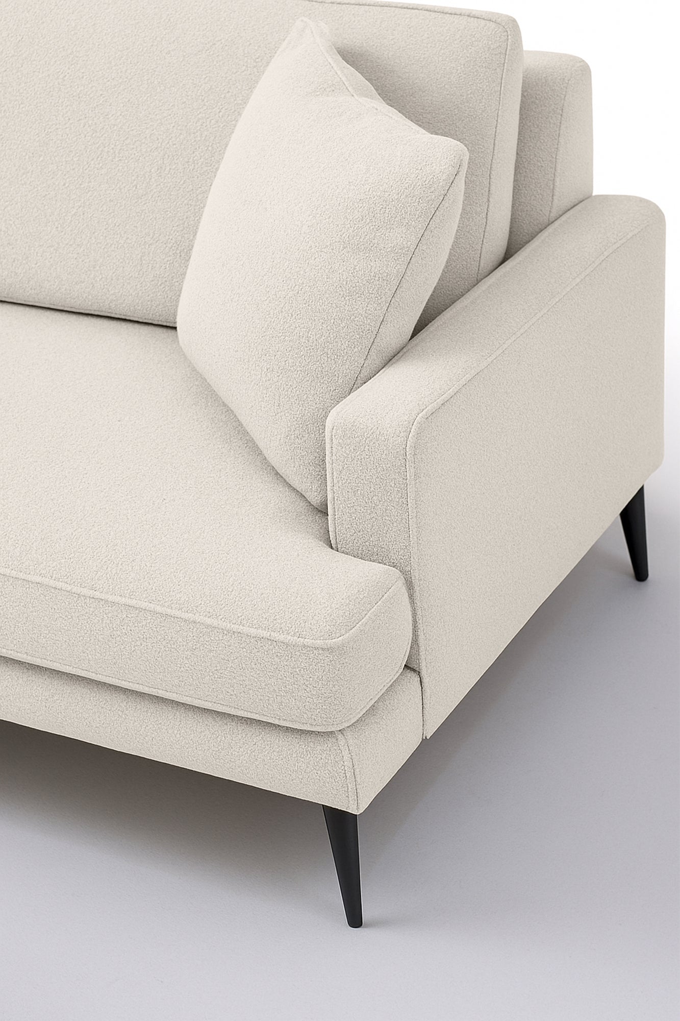 Colțar Fix AZURRO, cu ladă de depozitare, 280x90/180x85 cm - Prestigehome.ro - Colțar - Prestige #color_Crem-Mystery