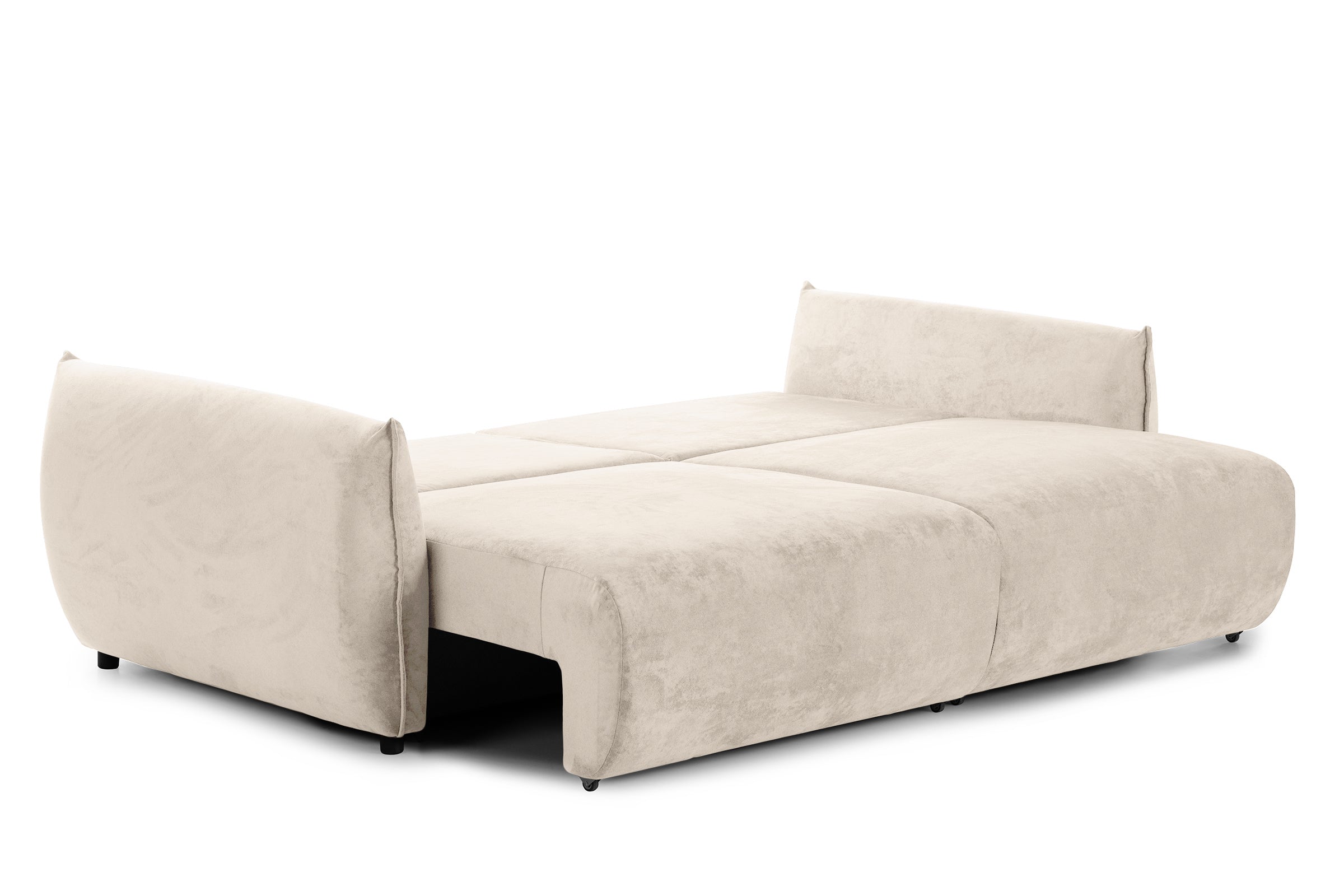 Canapea Extensibilă 3 locuri OSAKA, cu ladă depozitare, 238x110x90 cm #color_Bej-Havana