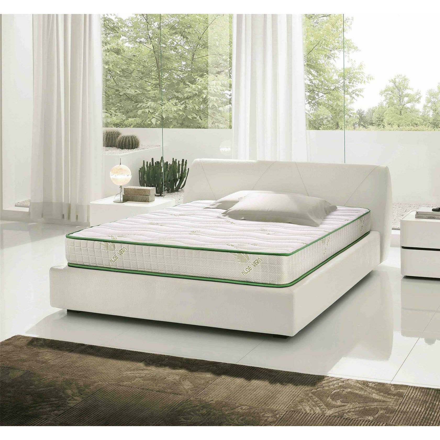 Pachet Pat + Saltea 160x200 Cozy Double-Seturi Paturi + Saltele-Prestige Home-Swing-Gri-Prestige Home