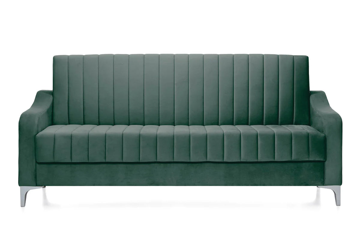 Canapea Extensibila 3 locuri AQUA, cu lada de depozitare, 212x70x97 cm - Prestigehome.ro - Canapea - Prestige - #color_swing-verde