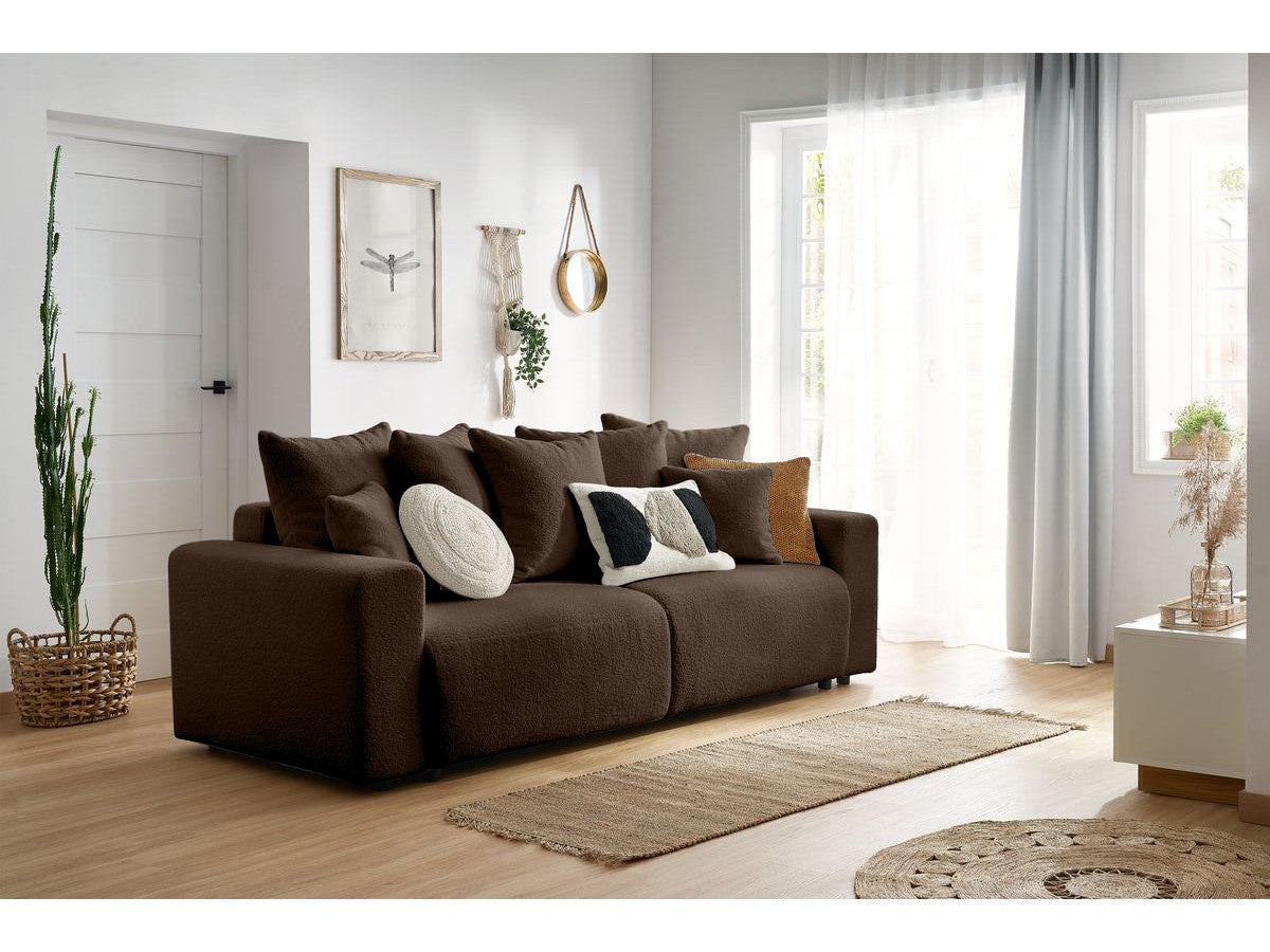 Canapea Extensibilă 3 locuri LIVIGNO, cu ladă de depozitare, 235x93x100 cm - Prestigehome.ro - Canapea - Prestige #color_Maro-Anthology