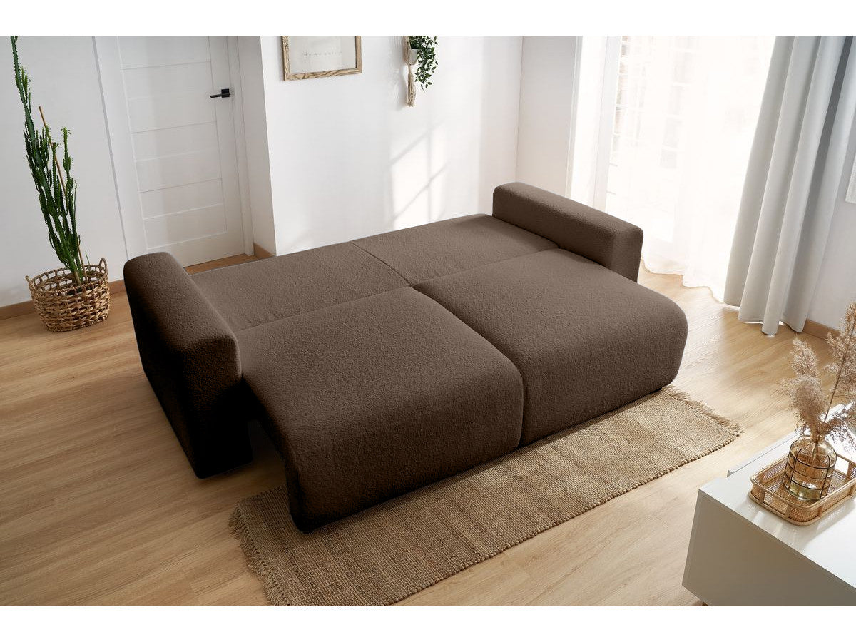 Canapea Extensibilă 3 locuri LIVIGNO, cu ladă de depozitare, 235x93x100 cm - Prestigehome.ro - Canapea - Prestige #color_Maro-Anthology