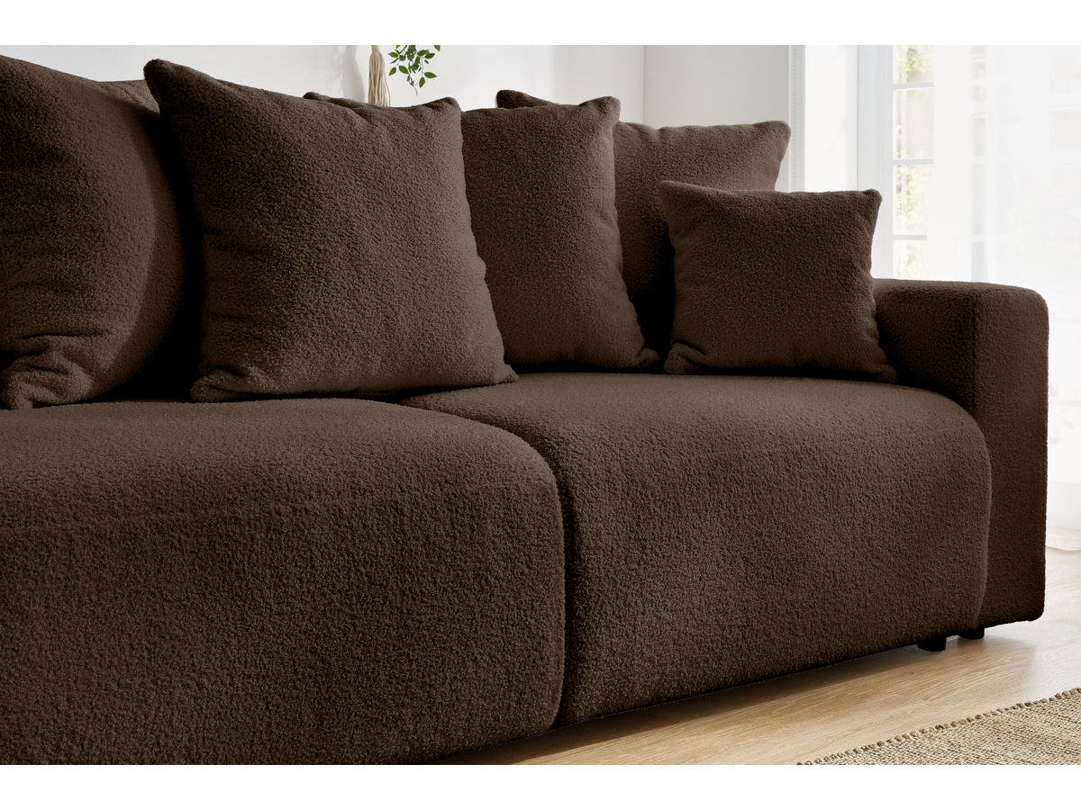 Canapea Extensibilă 3 locuri LIVIGNO, cu ladă de depozitare, 235x93x100 cm - Prestigehome.ro - Canapea - Prestige #color_Maro-Anthology