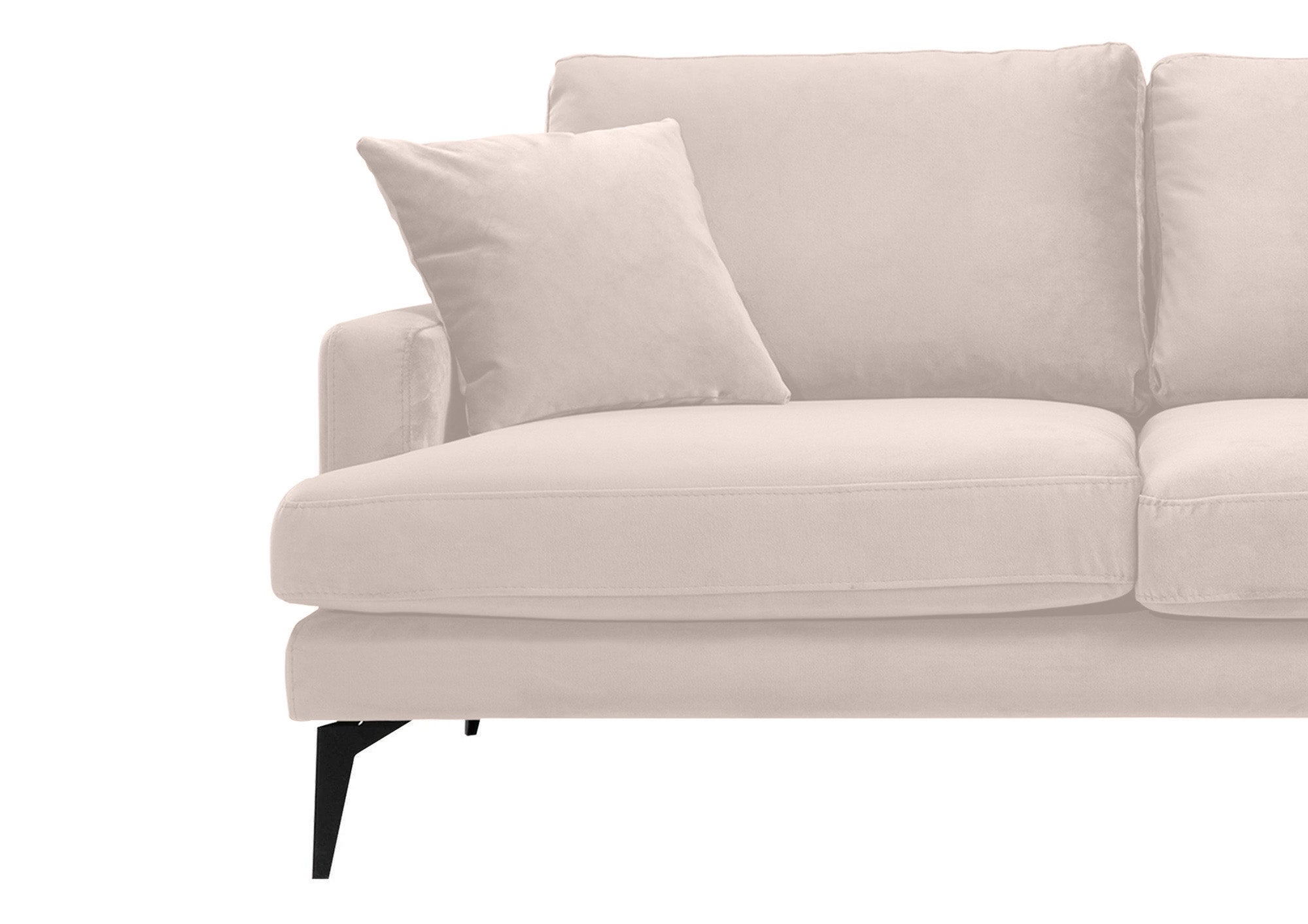 Canapea Fixă AZURRO, 2 locuri, 175x90x85 cm - Prestigehome.ro - Canapea - Prestige #color_Velutto-Bej