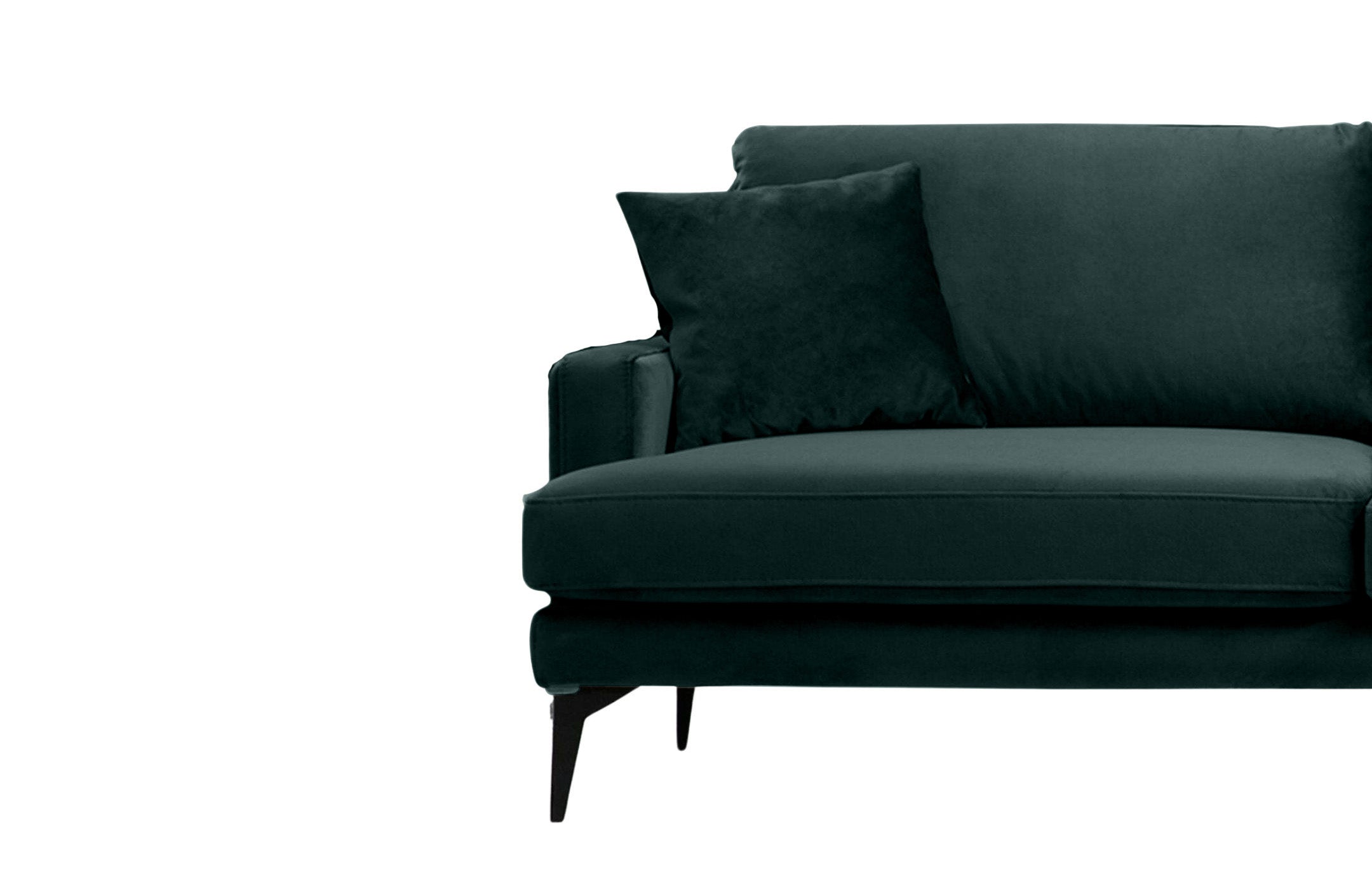 Canapea Fixă AZURRO, 3 locuri, 205x90x85 cm - Prestigehome.ro - Canapea - Prestige #color_Velutto-Verde