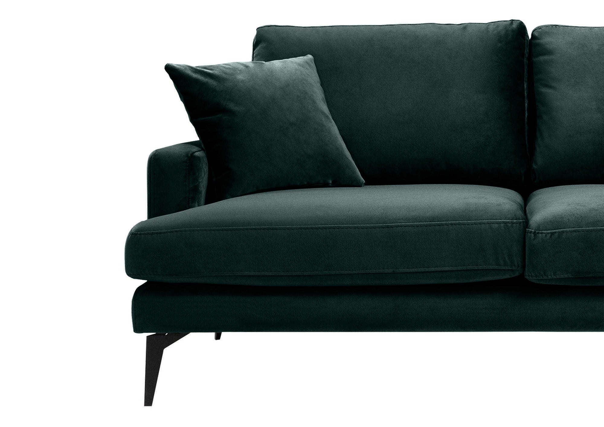 Canapea Fixă AZURRO, 2 locuri, 175x90x85 cm - Prestigehome.ro - Canapea - Prestige #color_Velutto-Verde