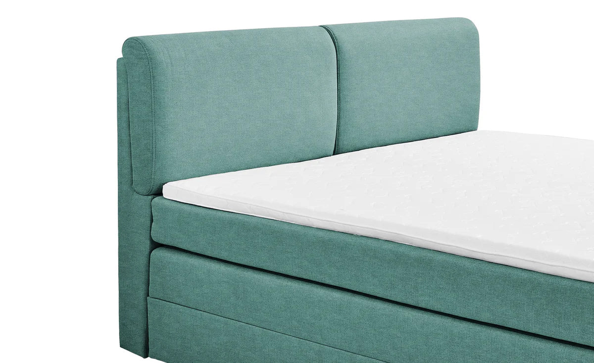 Pat Tapitat Charlotte, cu lada de depozitare, Gri, Prestigehome.ro, Prestige, #Color_menta-enjoy