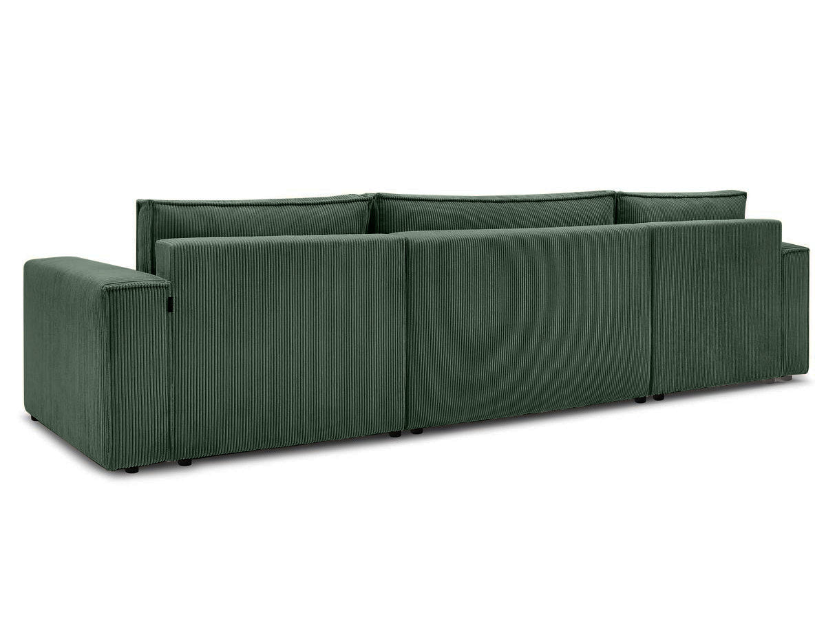 Colțar in formă de U Extensibil CLOUD, cu ladă de depozitare, 384x148x88cm - Prestigehome.ro - Coltar - Prestige - #color_Verde-Zoom