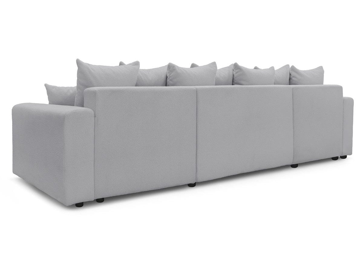 Colțar Panoramic Extensibil LIVIGNO, cu ladă de depozitare, 386x153x95 cm - Prestigehome.ro - Canapea - Prestige #color_Gri-Deschis-Anthology