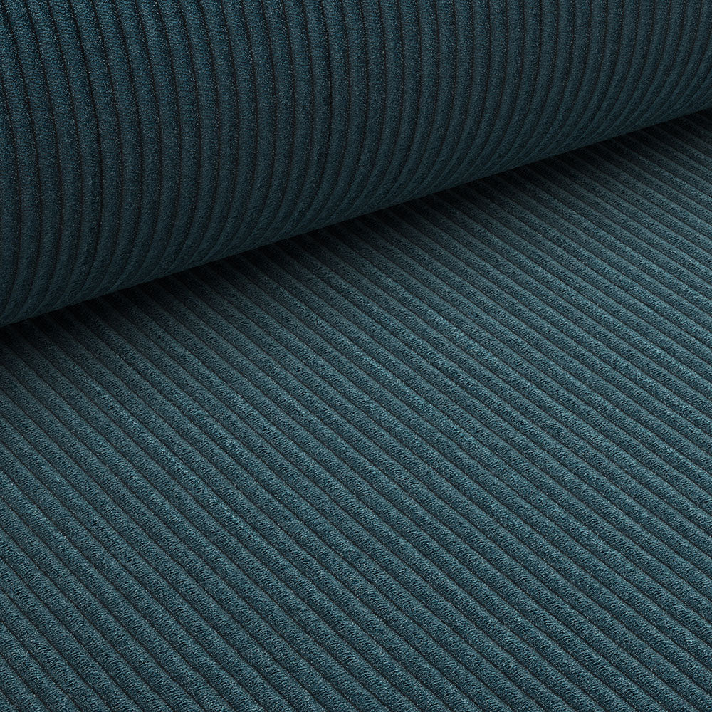 Colțar Extensibil HALSON, cu ladă de depozitare, șezlong interschimbabil, 256x158x90 cm - Prestigehome.ro - Colțar - Prestige #color_Albastru-Fjord