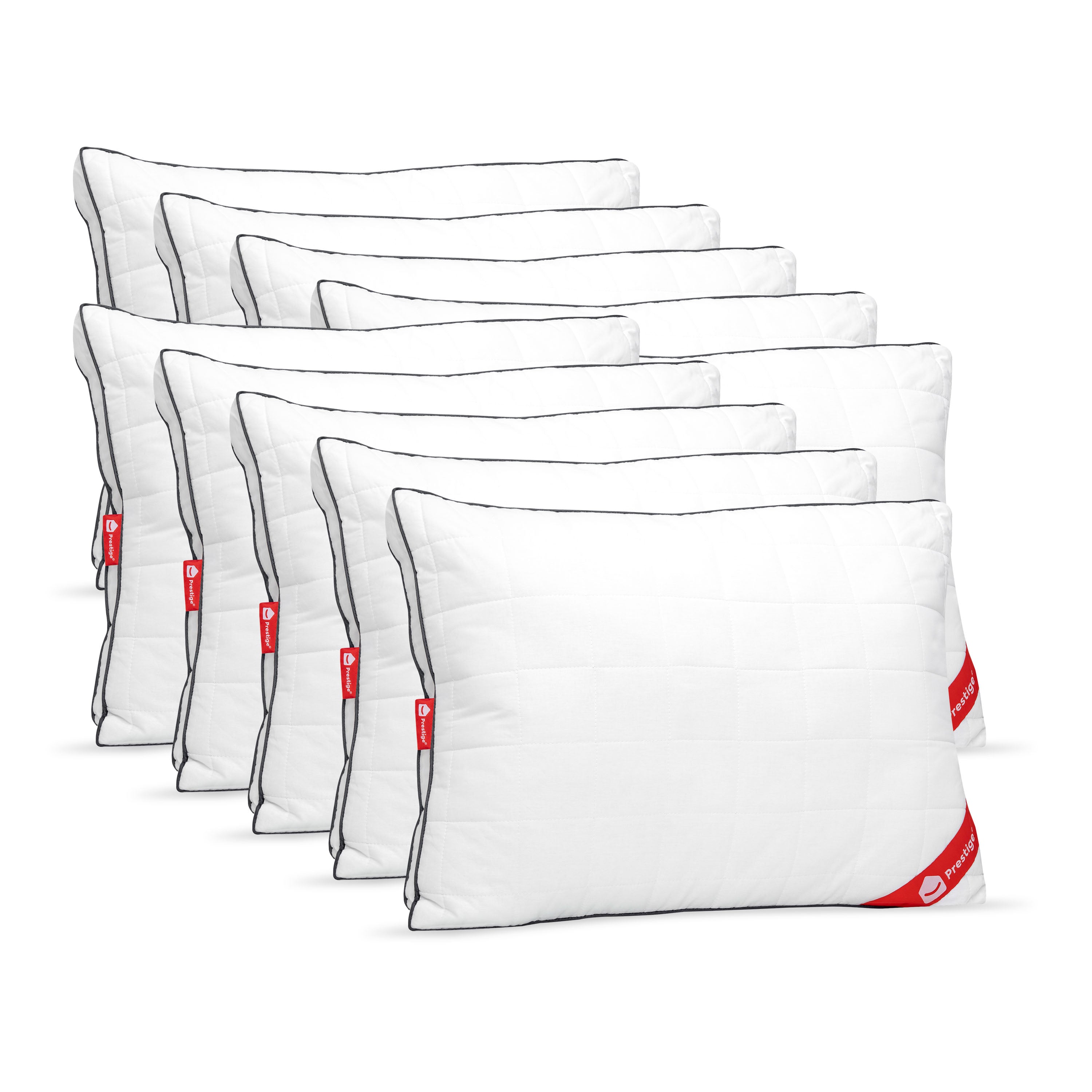 Set 10 x Perne Cotton Dream cu microfibră, husă bumbac, 50x70 cm-Seturi Perne-Prestige Home-Prestige Home