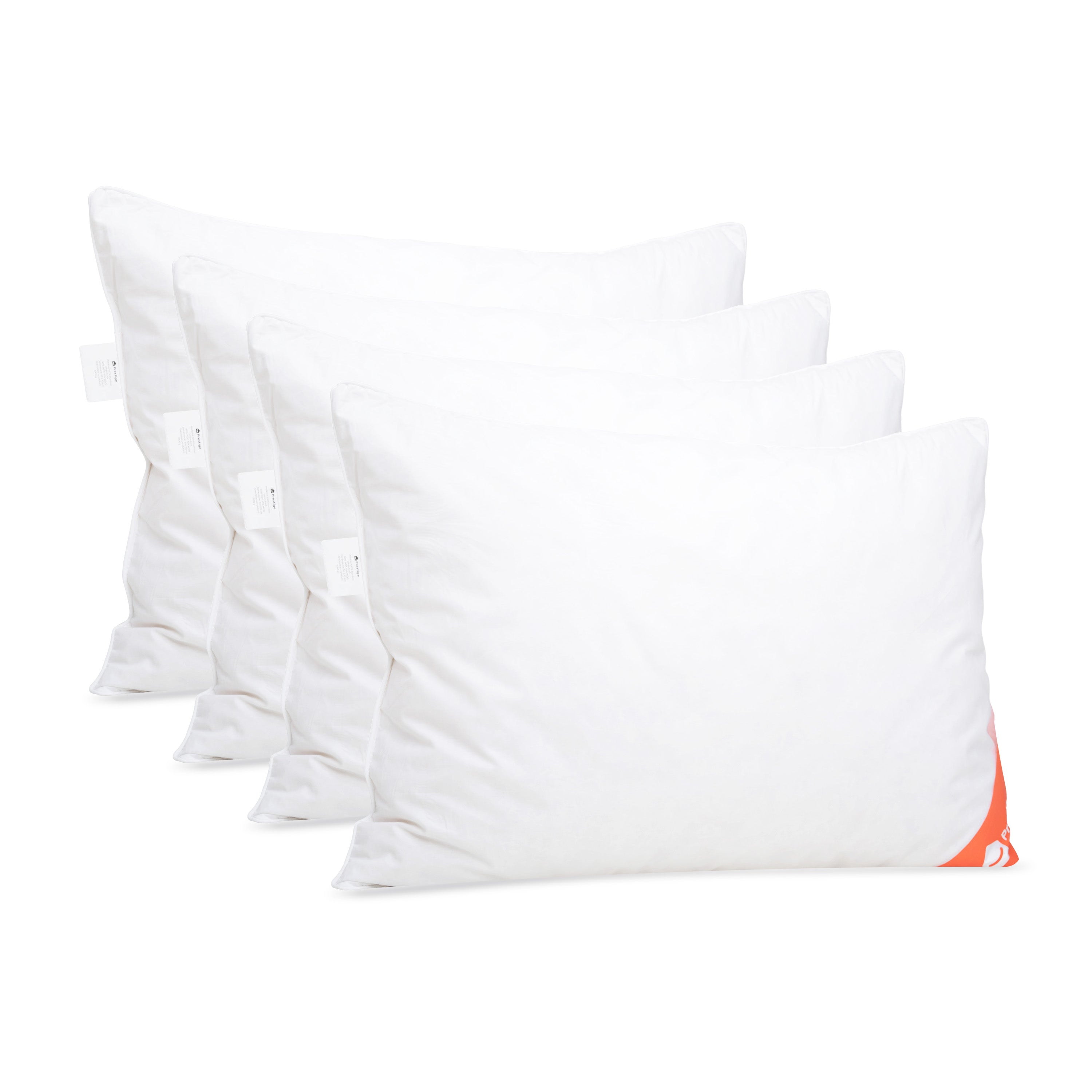 Set 4 x Perne Deluxe cu pene și puf de gâscă, husă bumbac, 50x70 cm-Seturi Perne-Prestige Home-Prestige Home