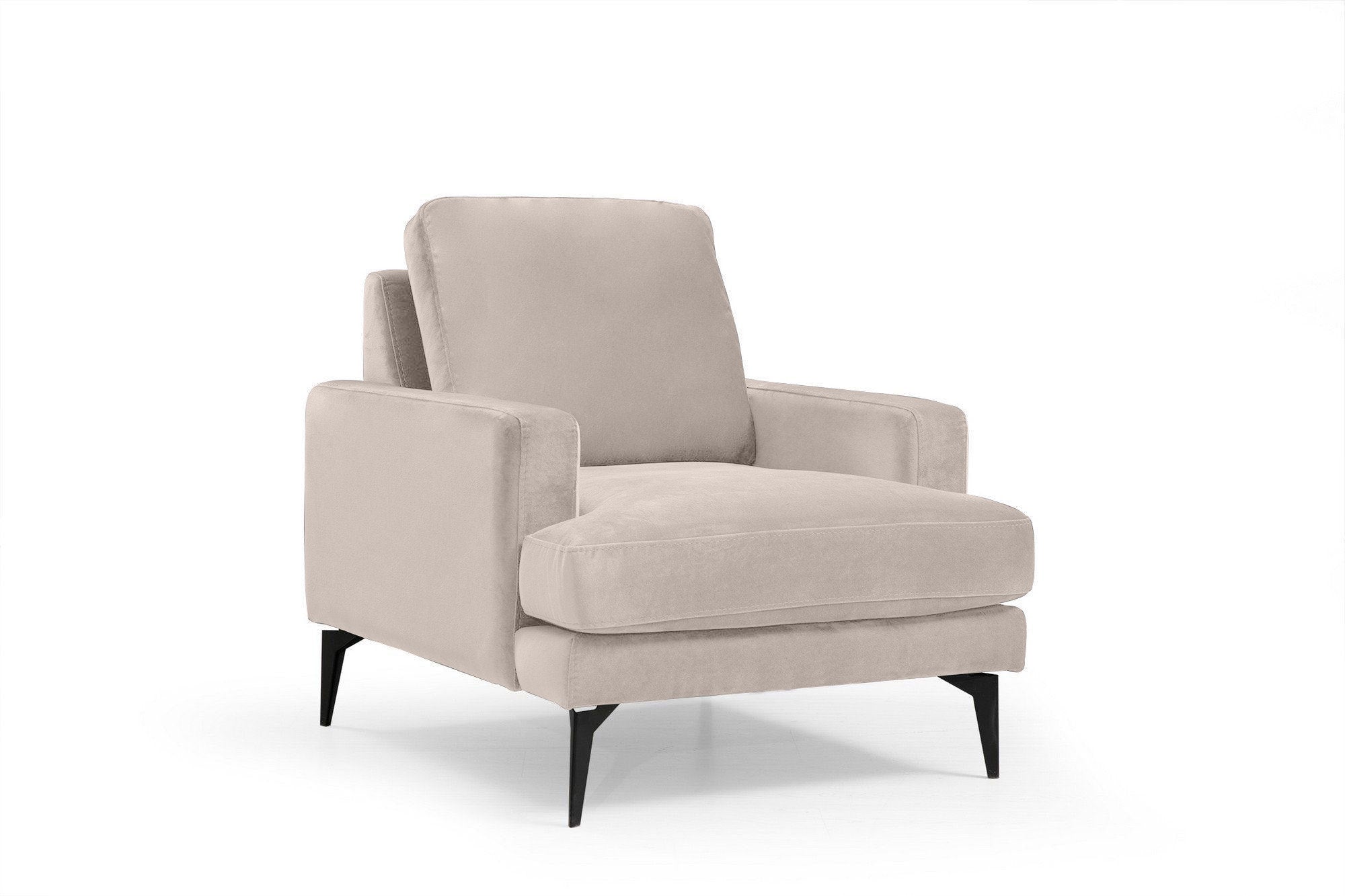 Fotoliu AZURRO, 80x90x85 cm- Prestigehome.ro - Fotoliu- Prestige - #Color_Velutto-Bej