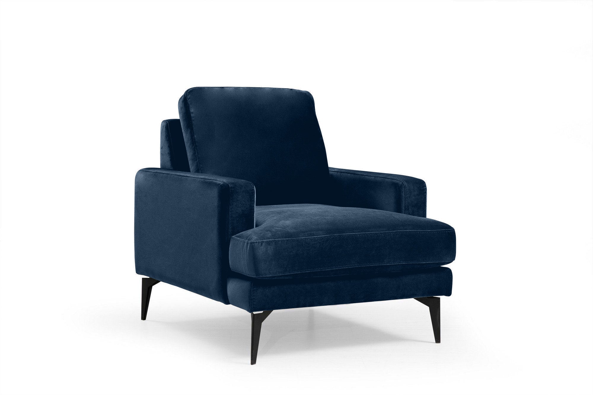 Fotoliu AZURRO, 80x90x85 cm- Prestigehome.ro - Fotoliu- Prestige - #Color_Velutto-Albastru