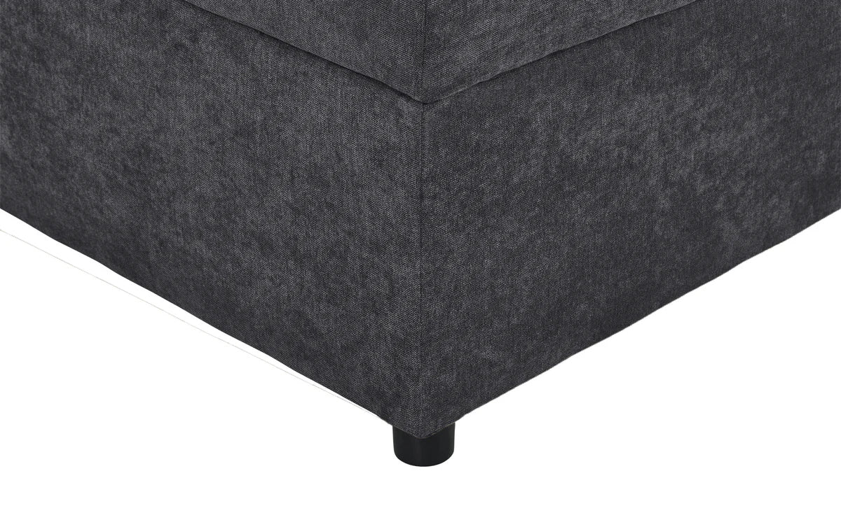 Pat Boxspring Gibson, cu lada de depozitare, Bej, Prestigehome.ro, Prestige, #Color_Gri-Inchis-Enjoy