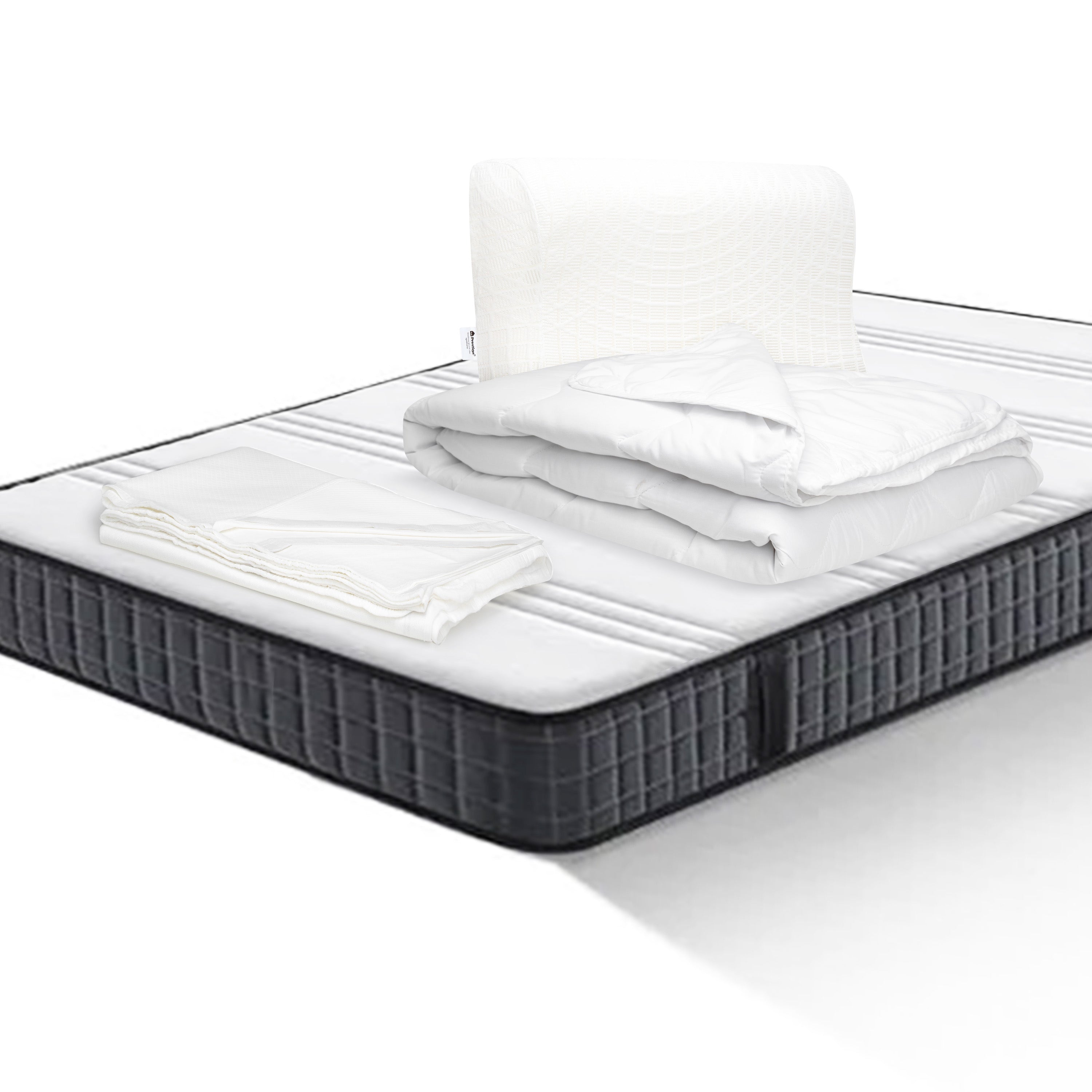 Pachet Saltea 90x200 Memory Single-Seturi Saltele + Perne + Pilote-Prestige Home-Prestige Home