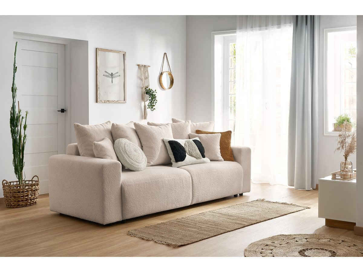 Canapea Extensibilă 3 locuri LIVIGNO, cu ladă de depozitare, 235x93x100 cm - Prestigehome.ro - Canapea - Prestige #color_Bej-Anthology