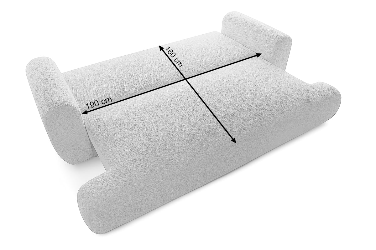 Canapea Extensibilă 3 locuri NOA, cu ladă depozitare, 244x108x80 cm