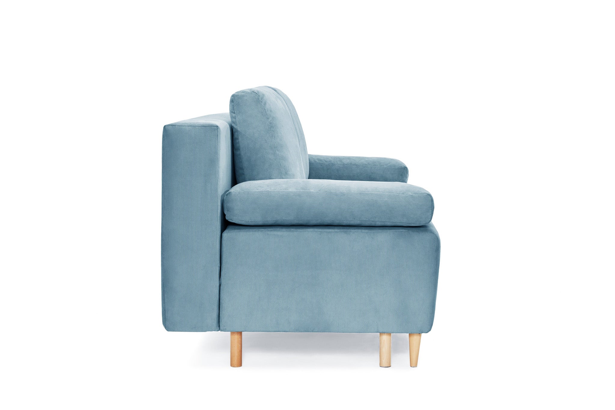 Canapea Extensibila 3 locuri Candy, cu lada de depozitare, 190x95x100cm - Prestigehome.ro - Canapea - Prestige - #color_Albastru-Deschis-Fjord