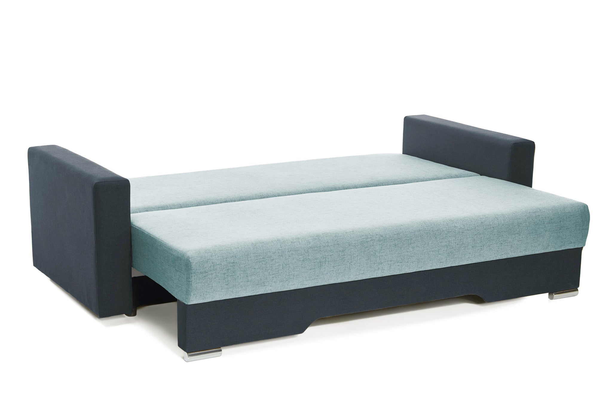 Canapea Extensibila 3 locuri Cesar, cu lada de depozitare, 220x90x85 cm - Prestigehome.ro - Canapea - Prestige #color_menta-albastru