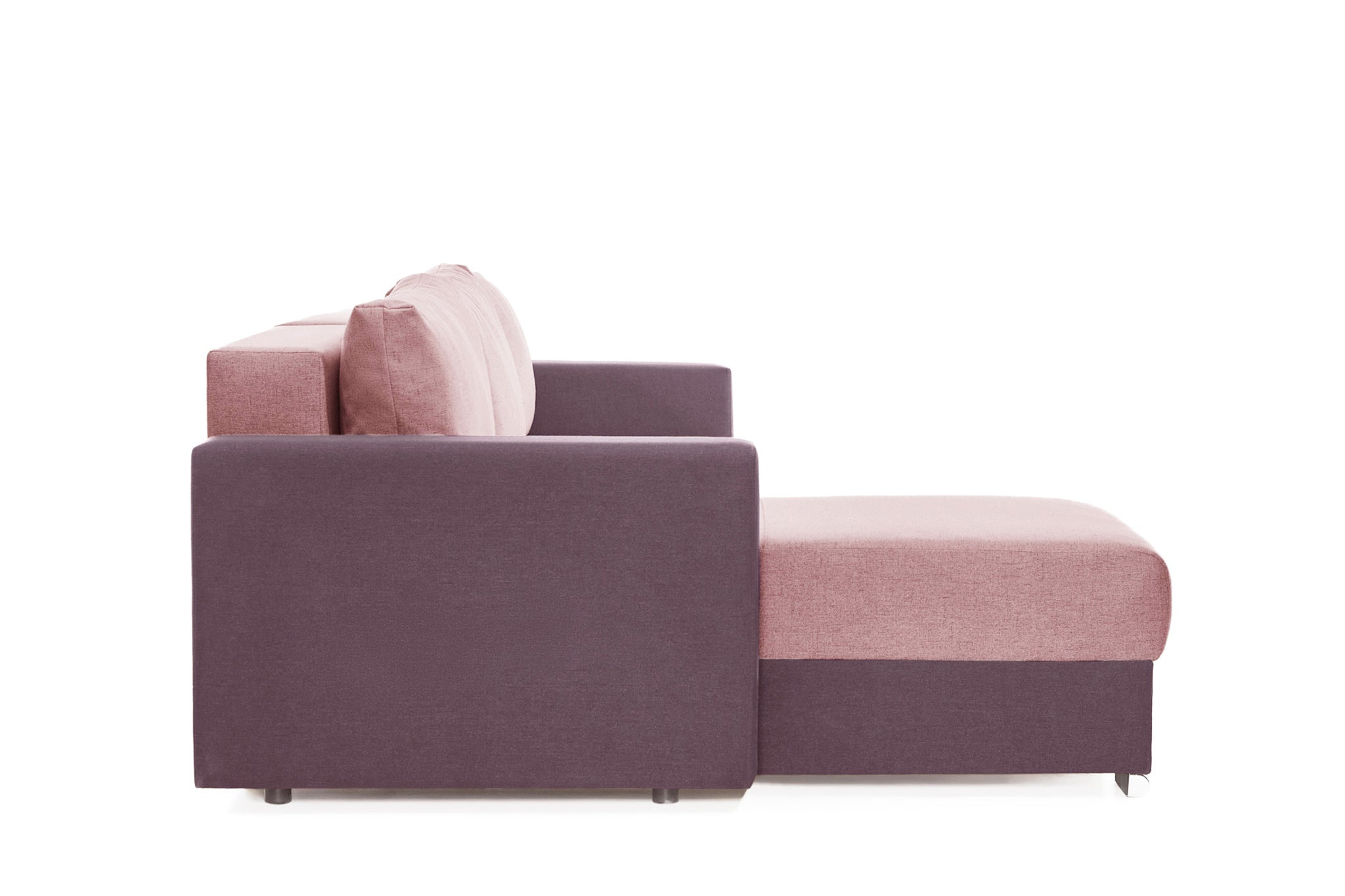 Coltar Extensibil 3 locuri Cesar, cu lada de depozitare, 247x160x85 cm - Prestigehome.ro - Coltar - Prestige #color_roz-mov