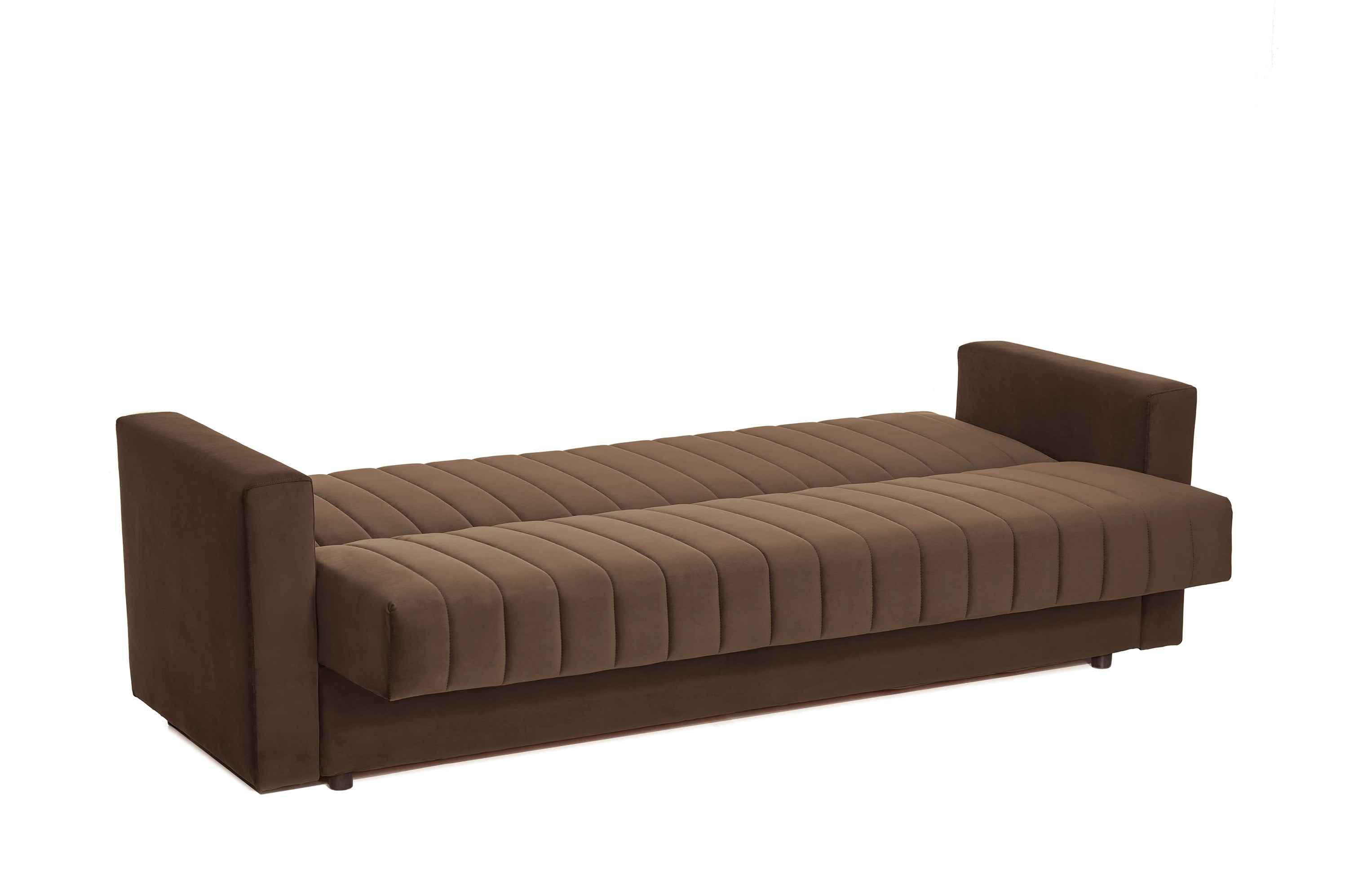 Canapea Extensibila 3 locuri Emerald, cu lada de depozitare 215x70x90 cm- Prestigehome.ro - Canapea - Prestige - #Color_velutto-Maro