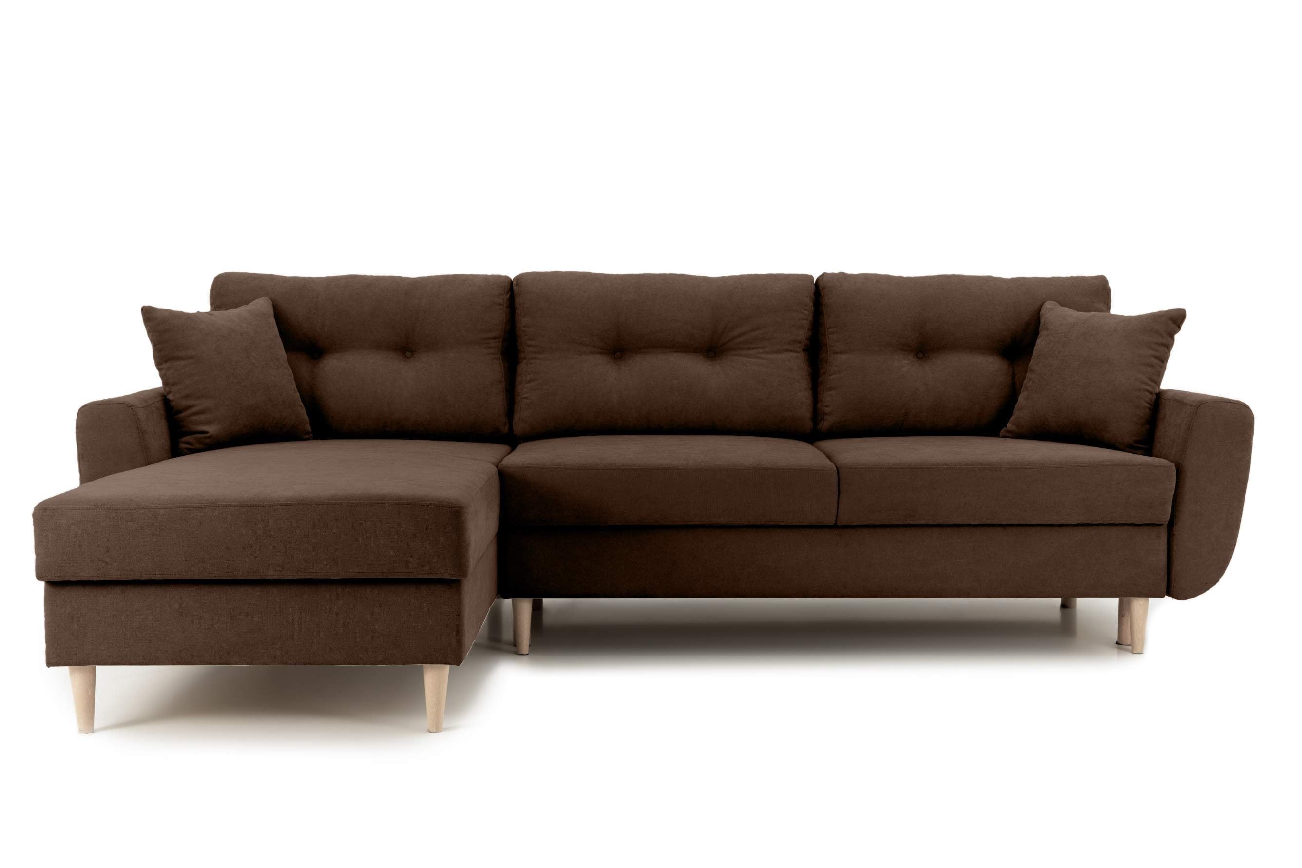 Coltar Extensibil HELSINKI, variante stanga/dreapta 261x166x82 cm - Prestigehome.ro - Coltare - Prestige - #variante coltar_Stanga #color_Maro-enjoy