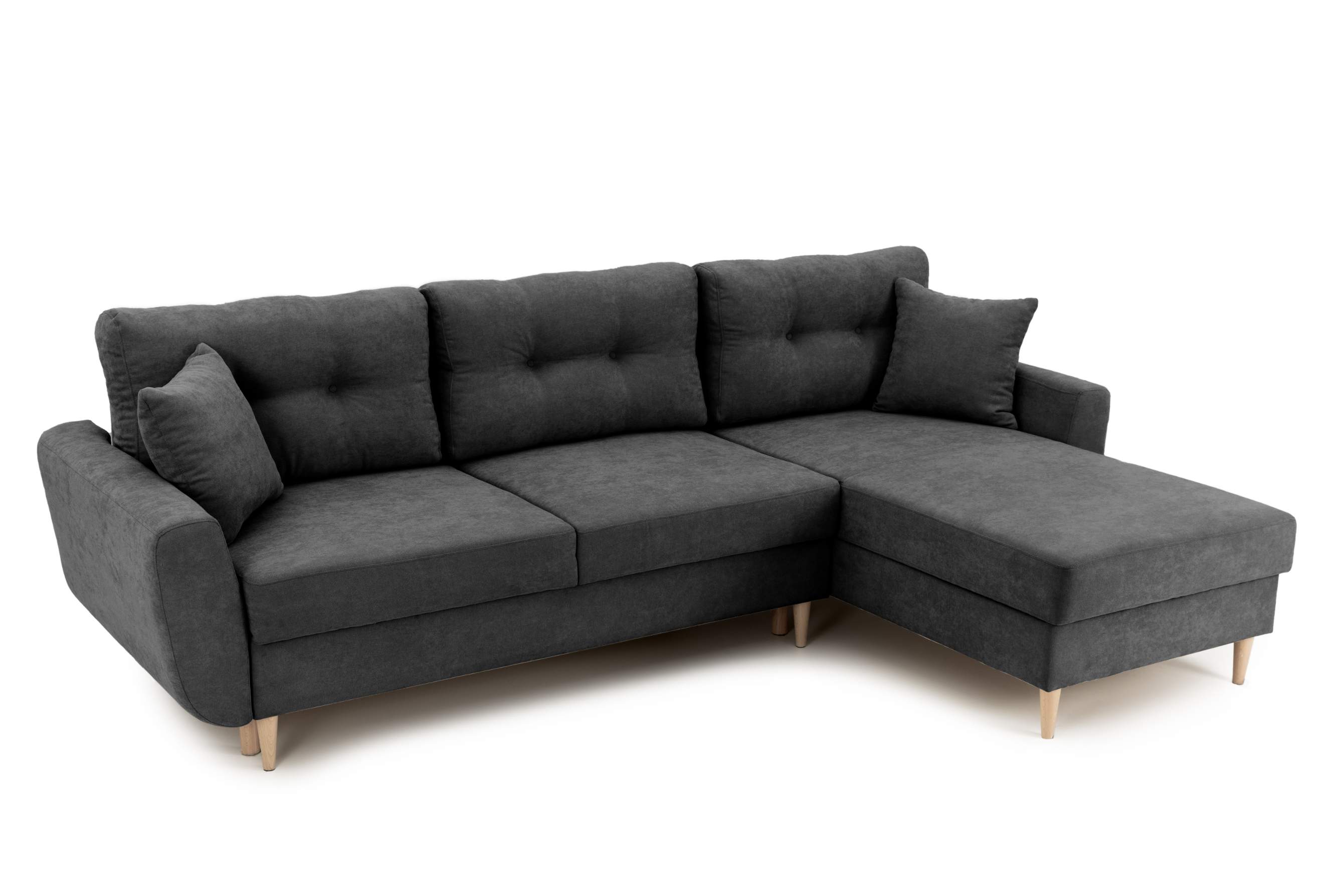 Coltar Extensibil HELSINKI, variante stanga/dreapta 261x166x82 cm - Prestigehome.ro - Coltare - Prestige - #variante coltar_Dreapta #color_gri-inchis-enjoy