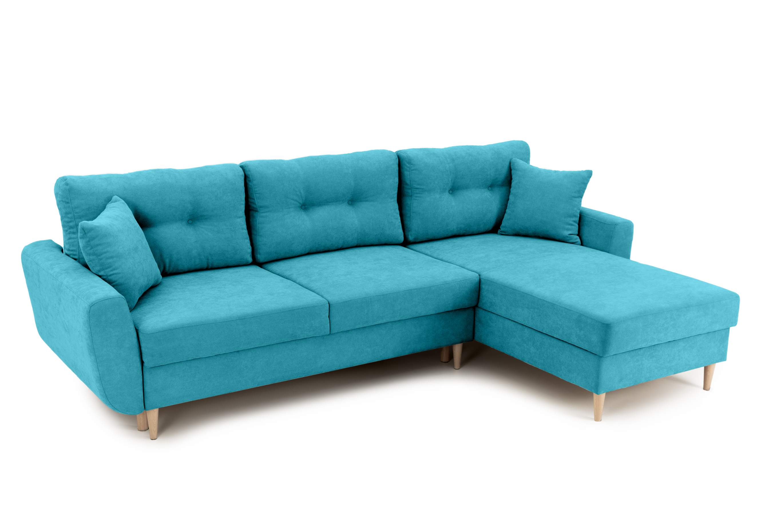 Coltar Extensibil HELSINKI, variante stanga/dreapta 261x166x82 cm - Prestigehome.ro - Coltare - Prestige - #variante coltar_Dreapta #color_Turcoaz-enjoy