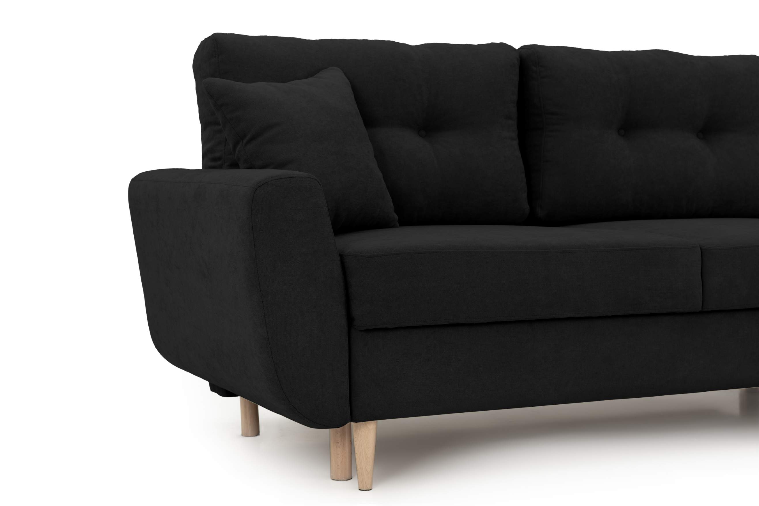 Coltar Extensibil HELSINKI, variante stanga/dreapta 261x166x82 cm - Prestigehome.ro - Coltare - Prestige - #variante coltar_Dreapta #color_Negru-enjoy