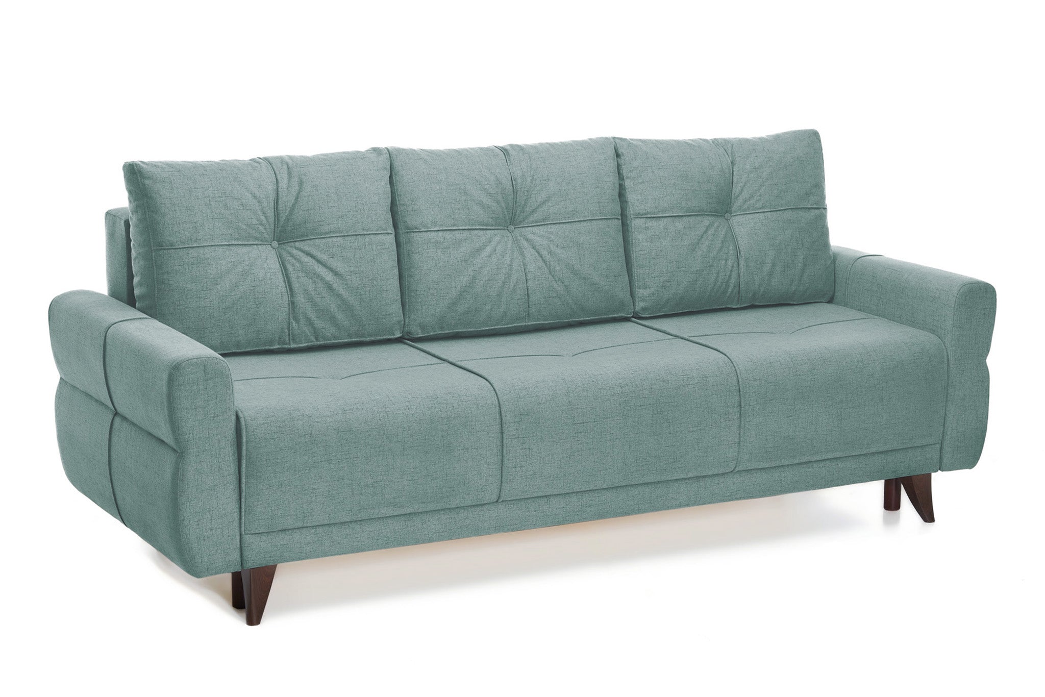 Canapea Extensibila 3 locuri Emerald, cu lada de depozitare, 215x70x90 cm - Prestigehome.ro - Canapea - Prestige - #color_yuca-menta