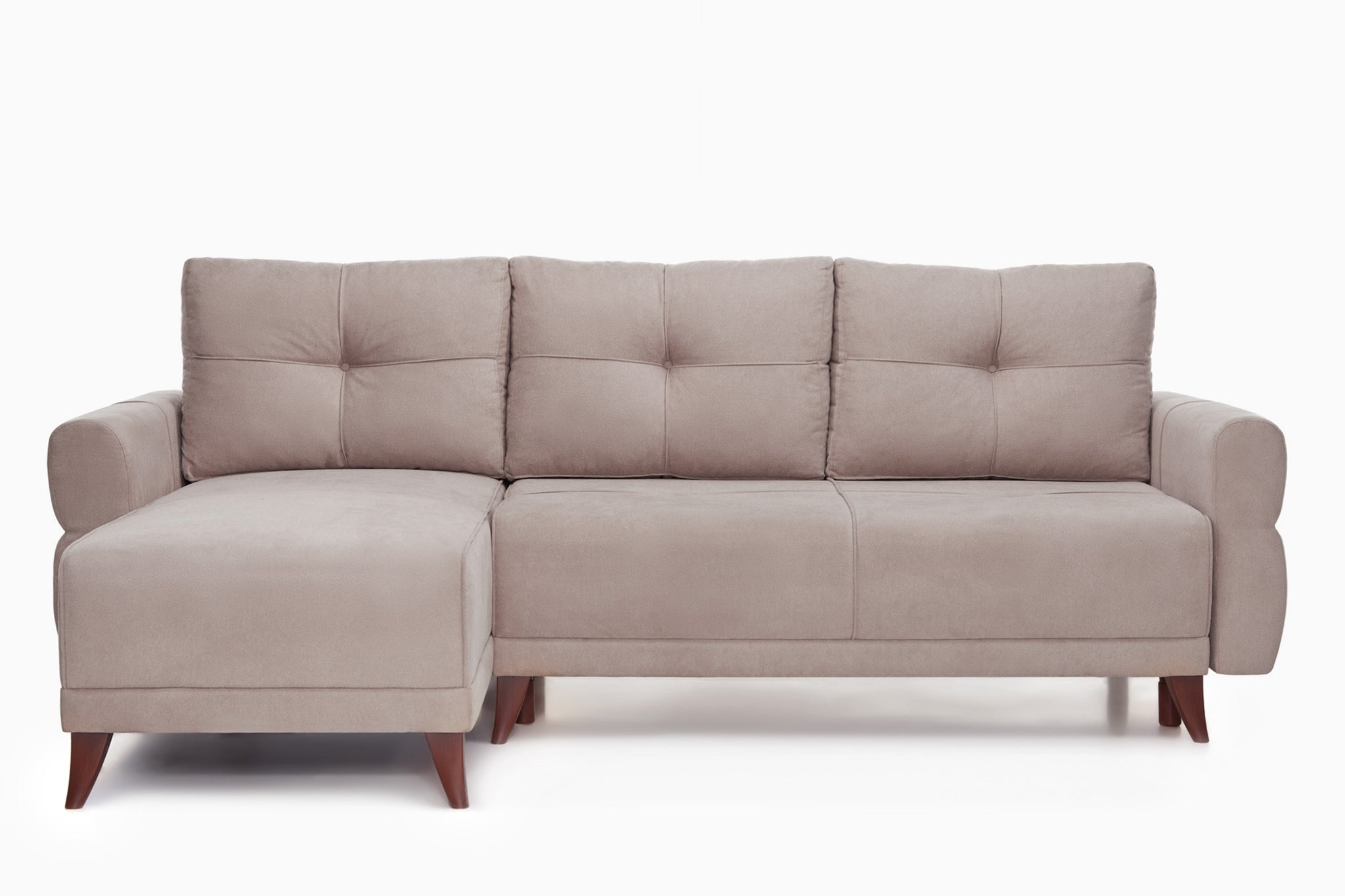 Coltar Extensibil 3 locuri Larin, cu lada de depozitare, 235x90x100 cm - Prestigehome.ro - Coltar - Prestige - #color_gri-taupe-enjoy