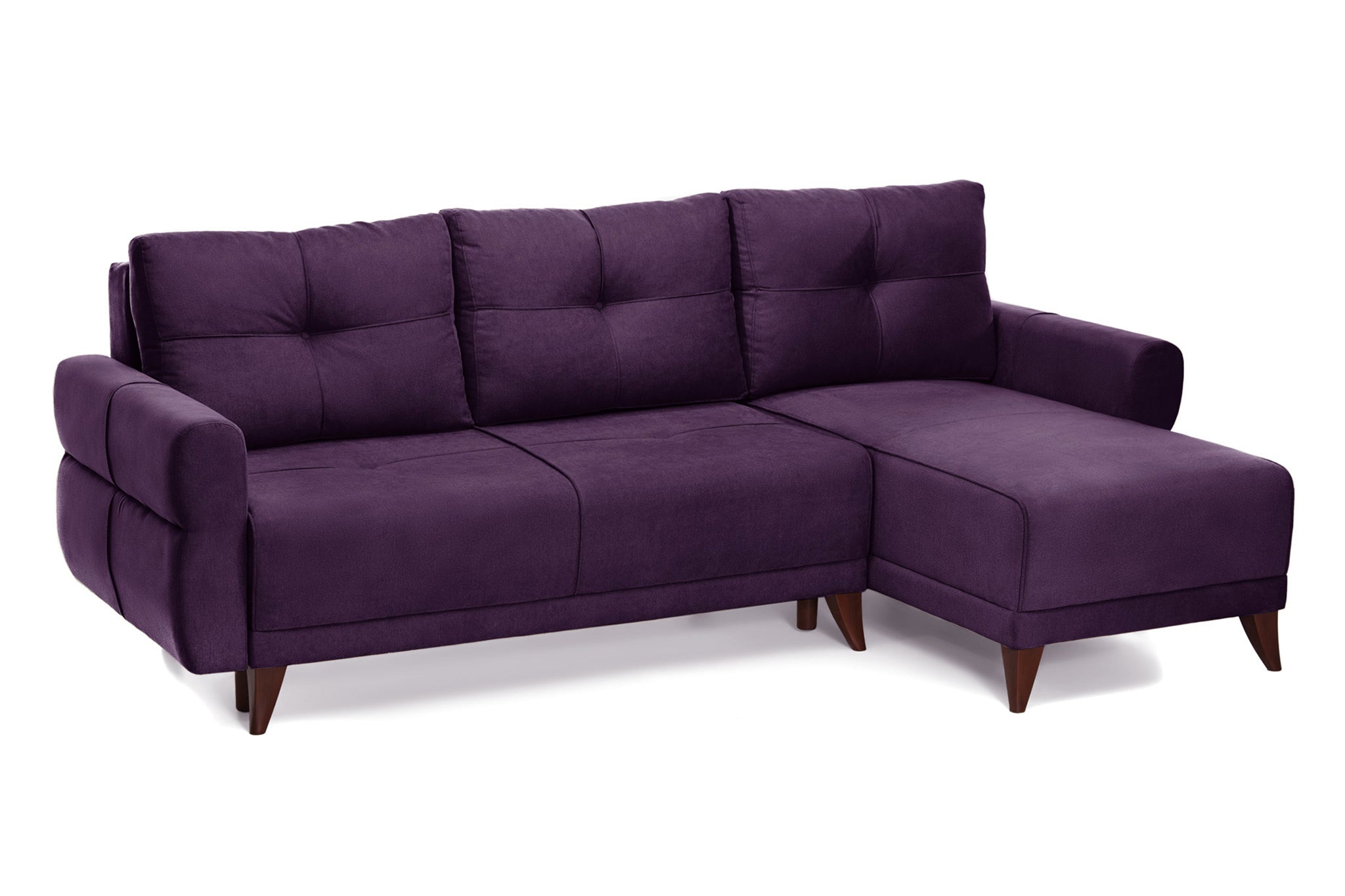 Coltar Extensibil 3 locuri Larin, cu lada de depozitare, 235x90x100 cm - Prestigehome.ro - Coltar - Prestige - #color_violet-enjoy