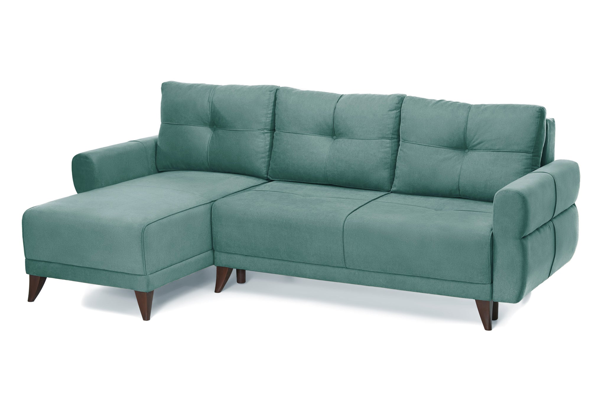 Coltar Extensibil 3 locuri Larin, cu lada de depozitare, 235x90x100 cm - Prestigehome.ro - Coltar - Prestige - #color_menta-enjoy