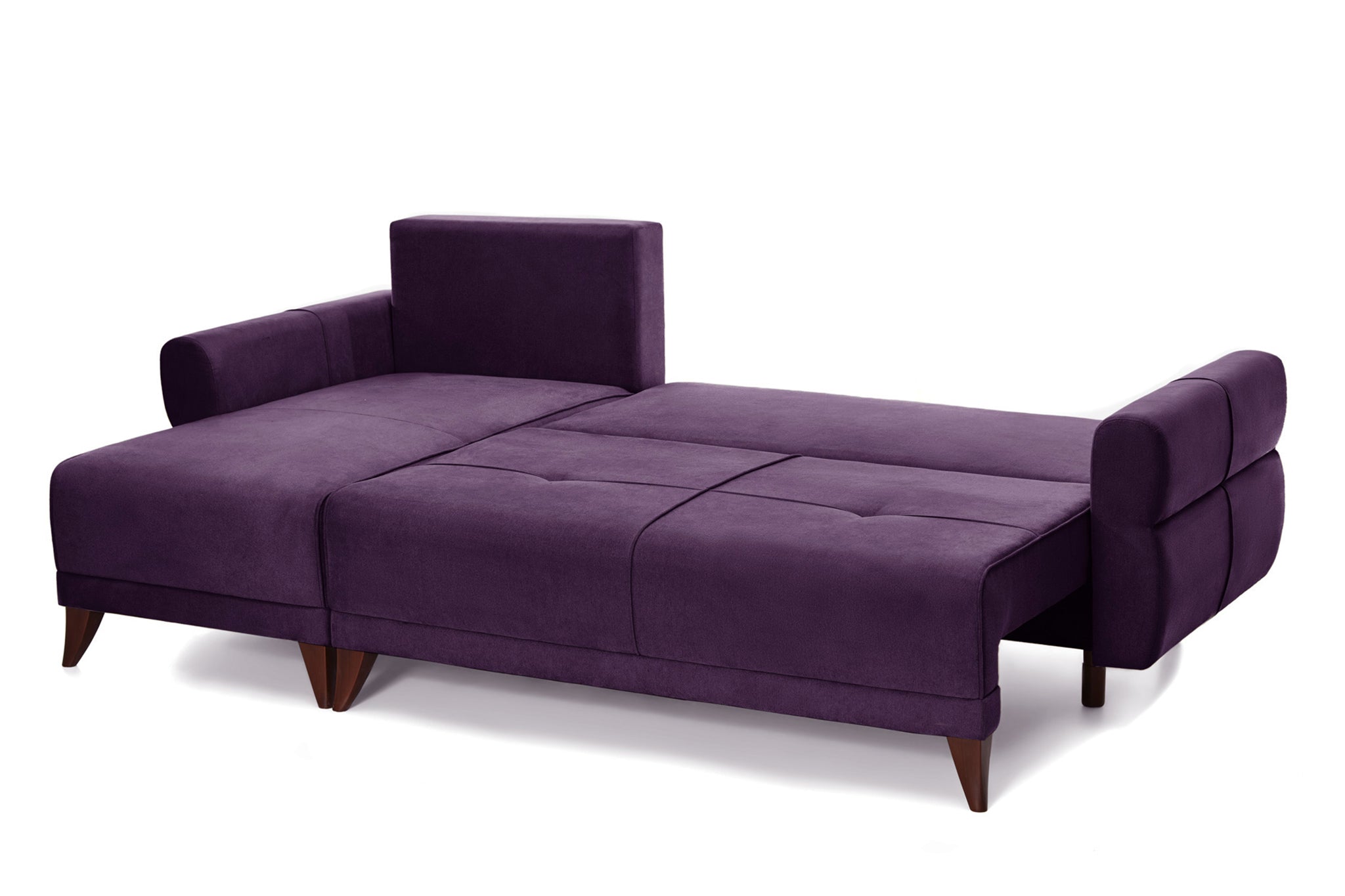 Coltar Extensibil 3 locuri Larin, cu lada de depozitare, 235x90x100 cm - Prestigehome.ro - Coltar - Prestige - #color_violet-enjoy